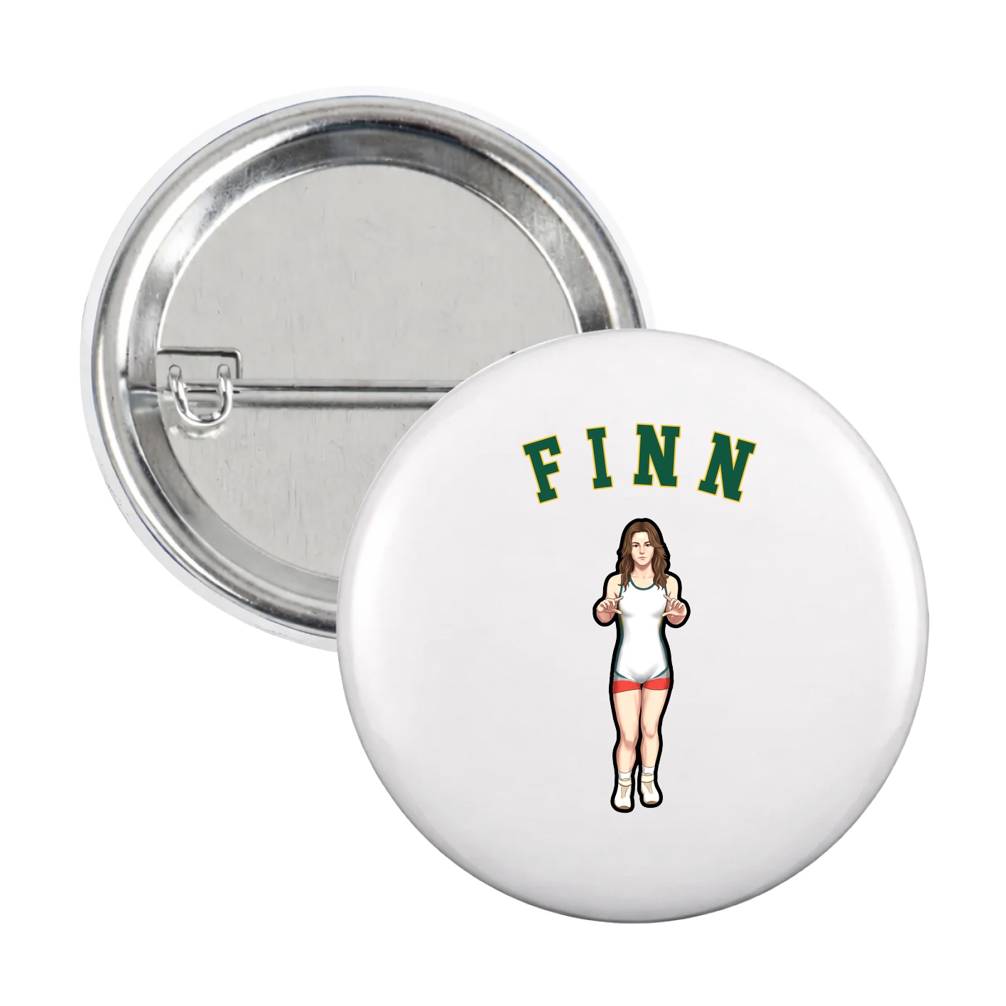 Game Day Button — Shirsey Arch in White