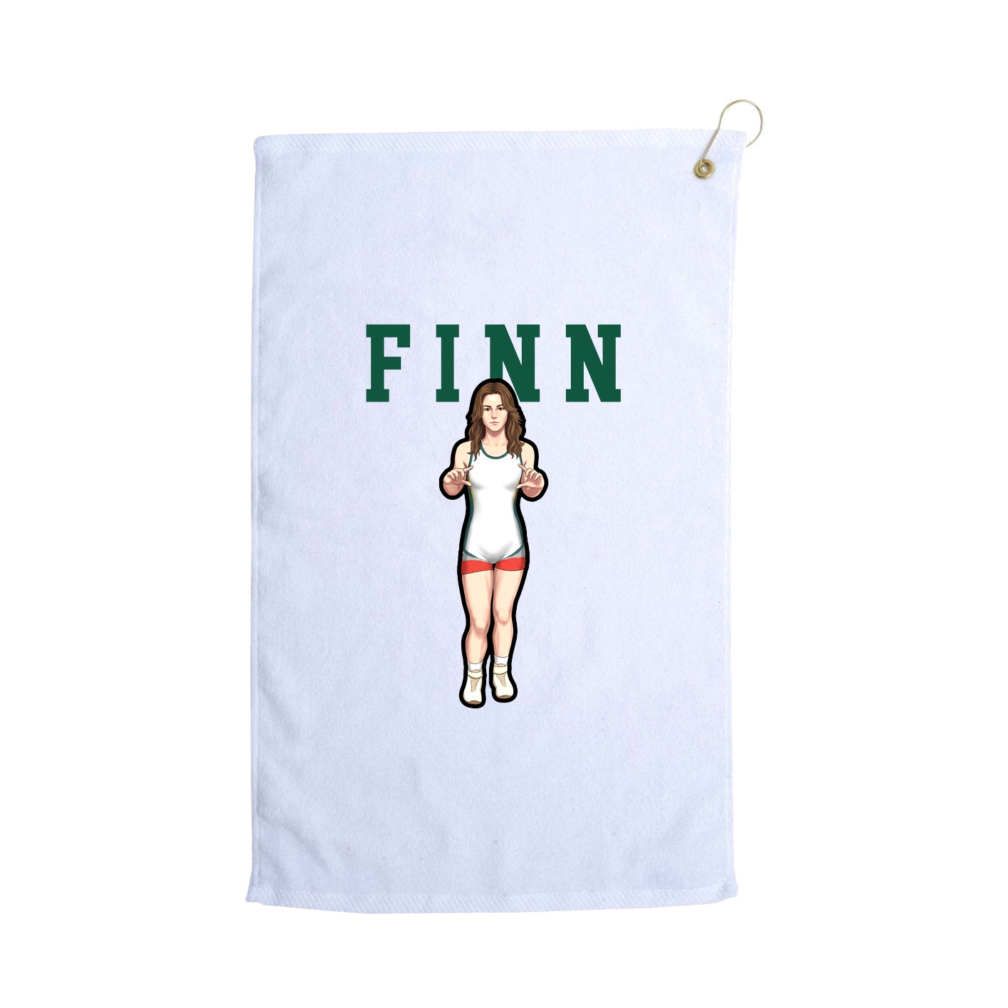 Golf Towel — Shirsey in White