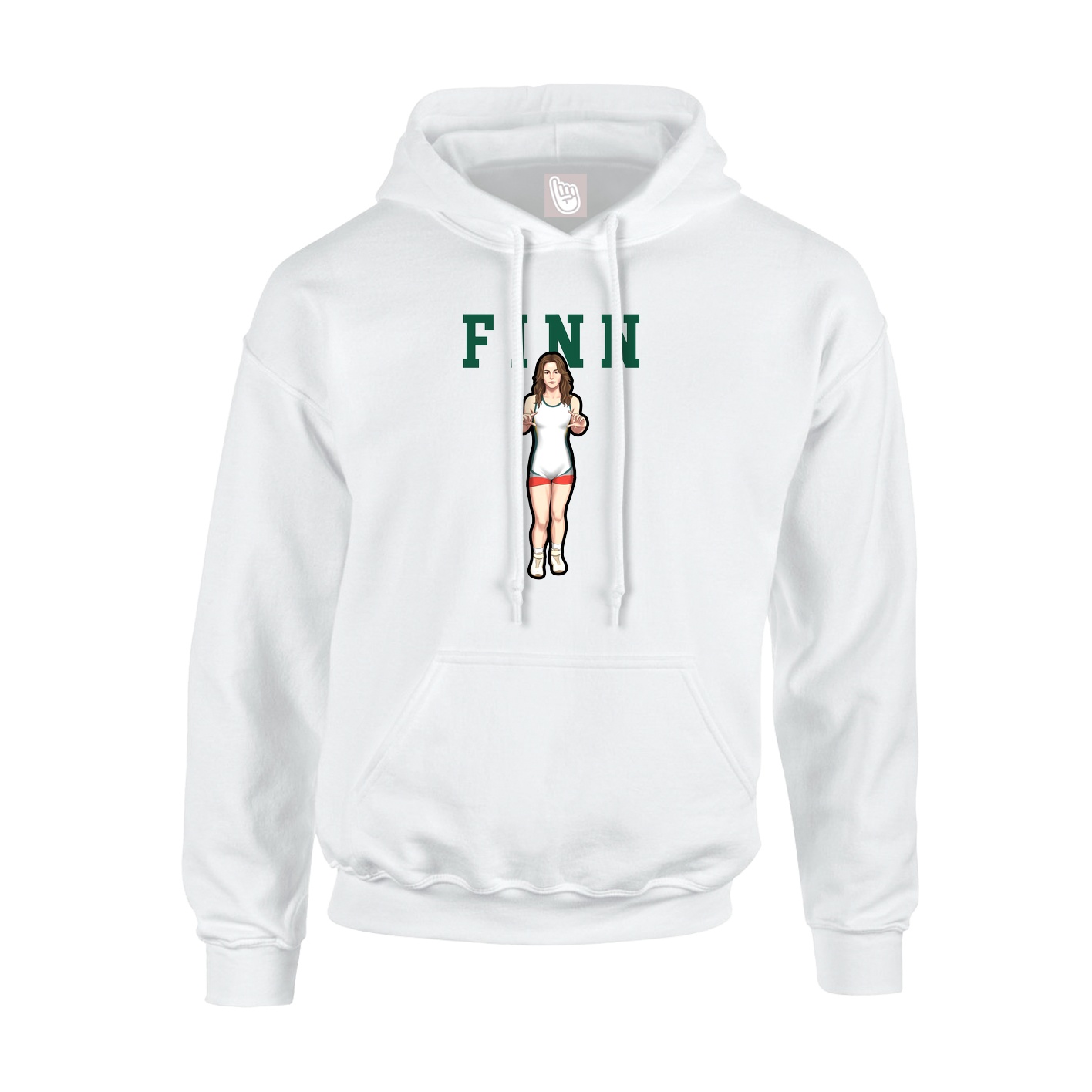 Hoodie — Shirsey in White