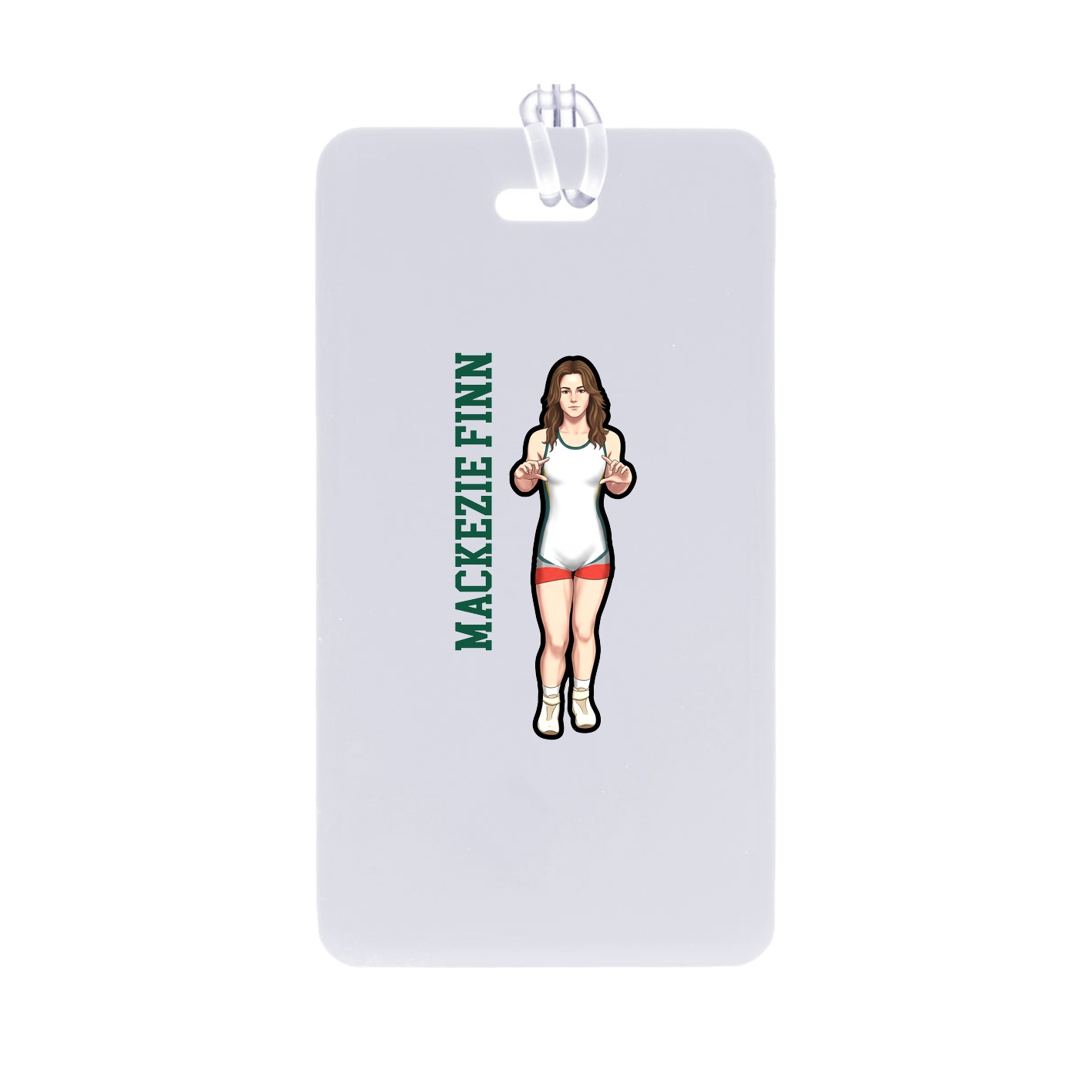 Bag Tag — Name Vertical in Classic