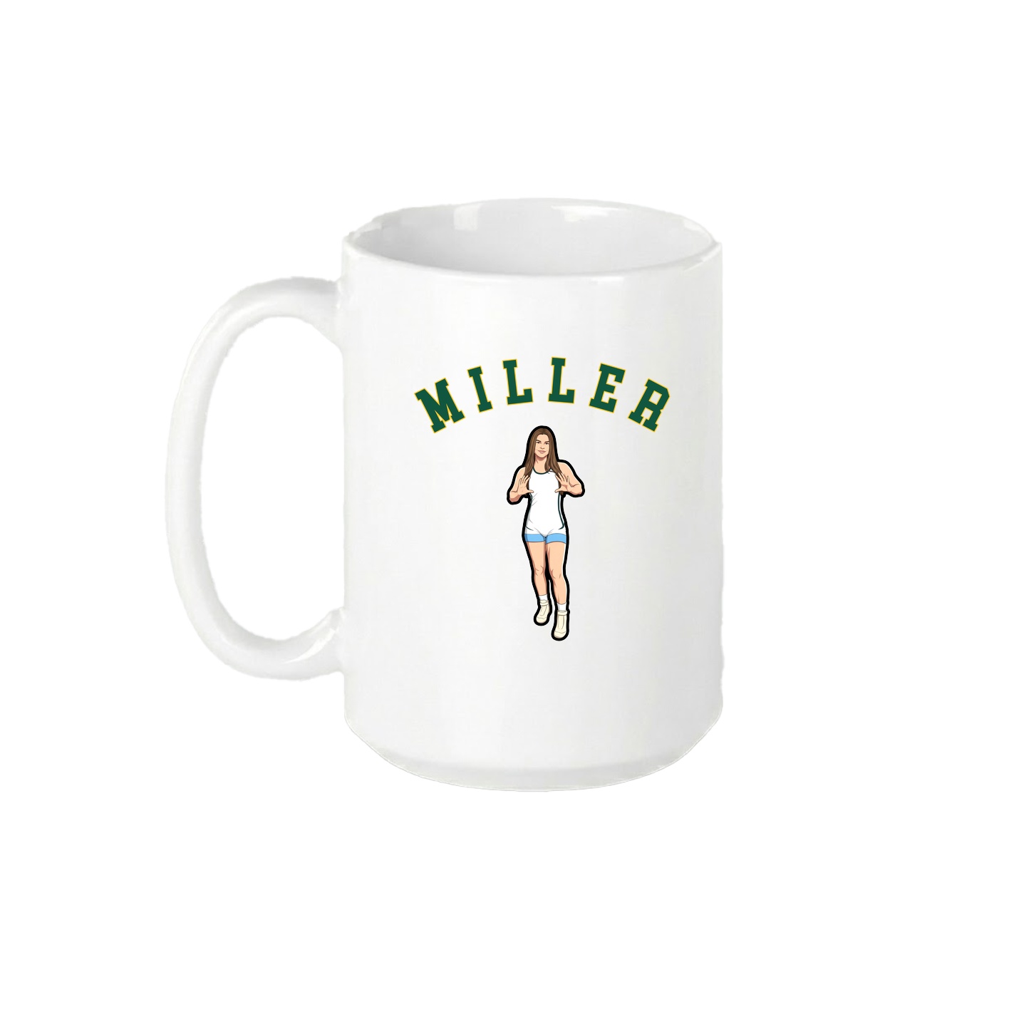15oz Coffee Mug — Shirsey Arch in White