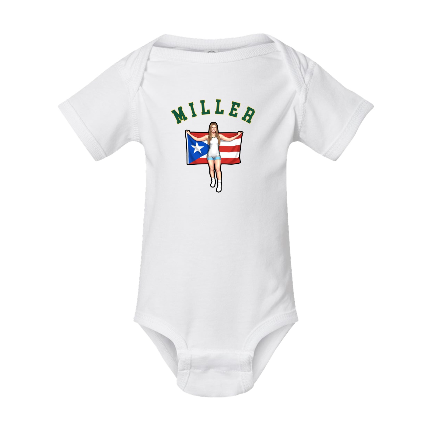 Baby Onesie — Shirsey Arch in White