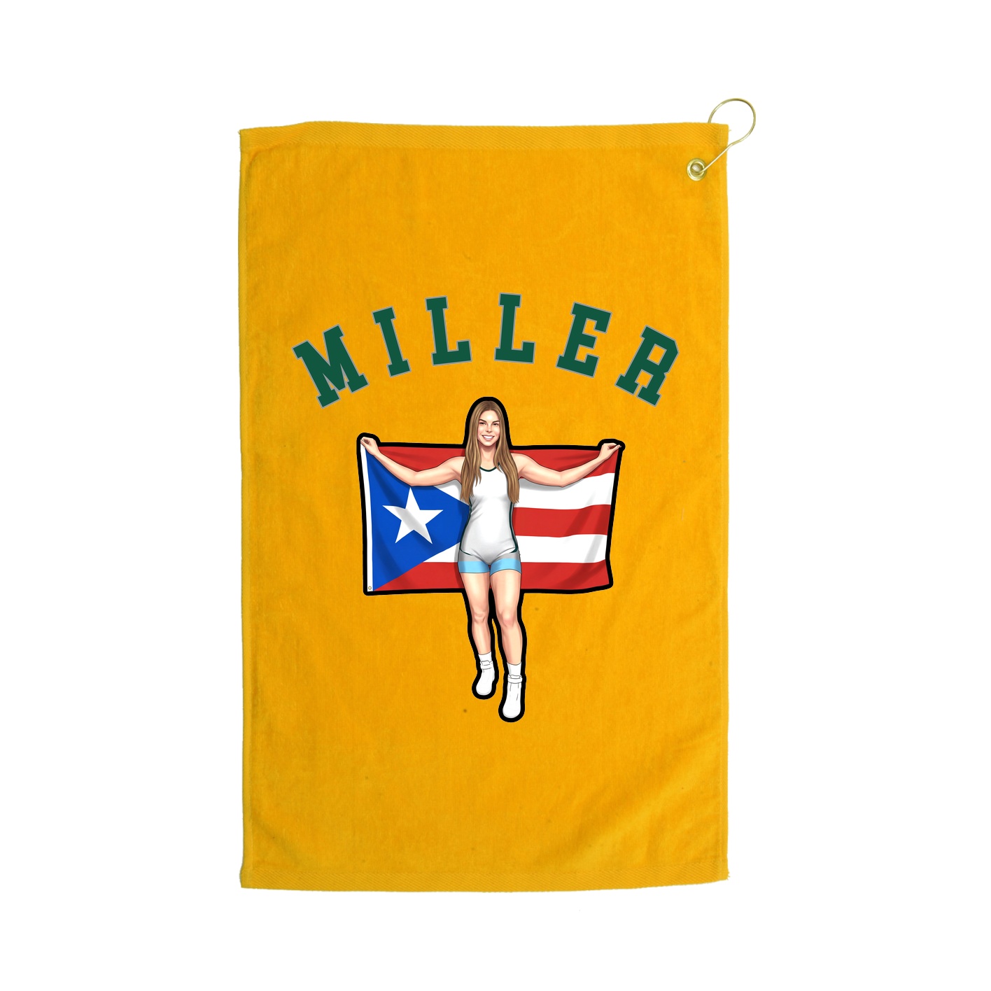Golf Towel — Shirsey Arch in Gold