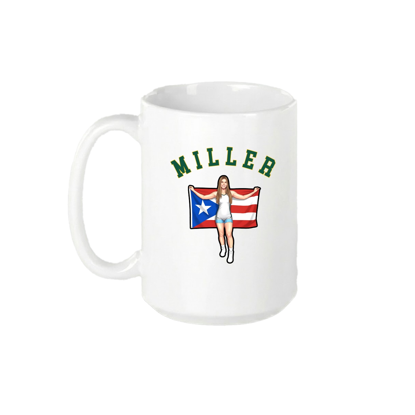 15oz Coffee Mug — Shirsey Arch in White