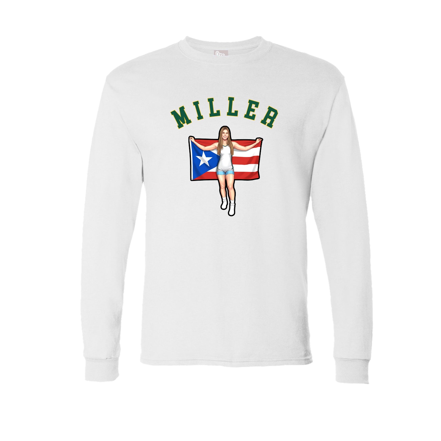 Long Sleeve Tee — Shirsey Arch in White
