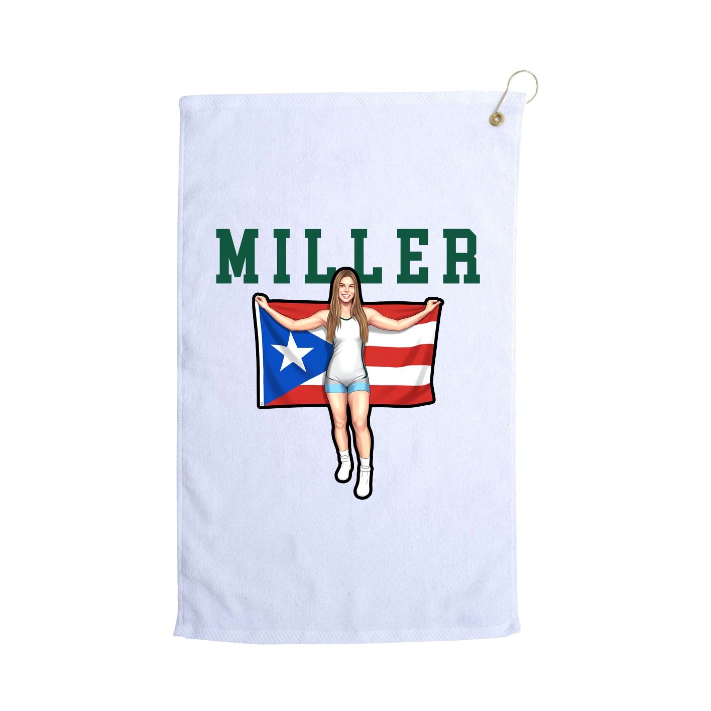 Golf Towel — Shirsey in White