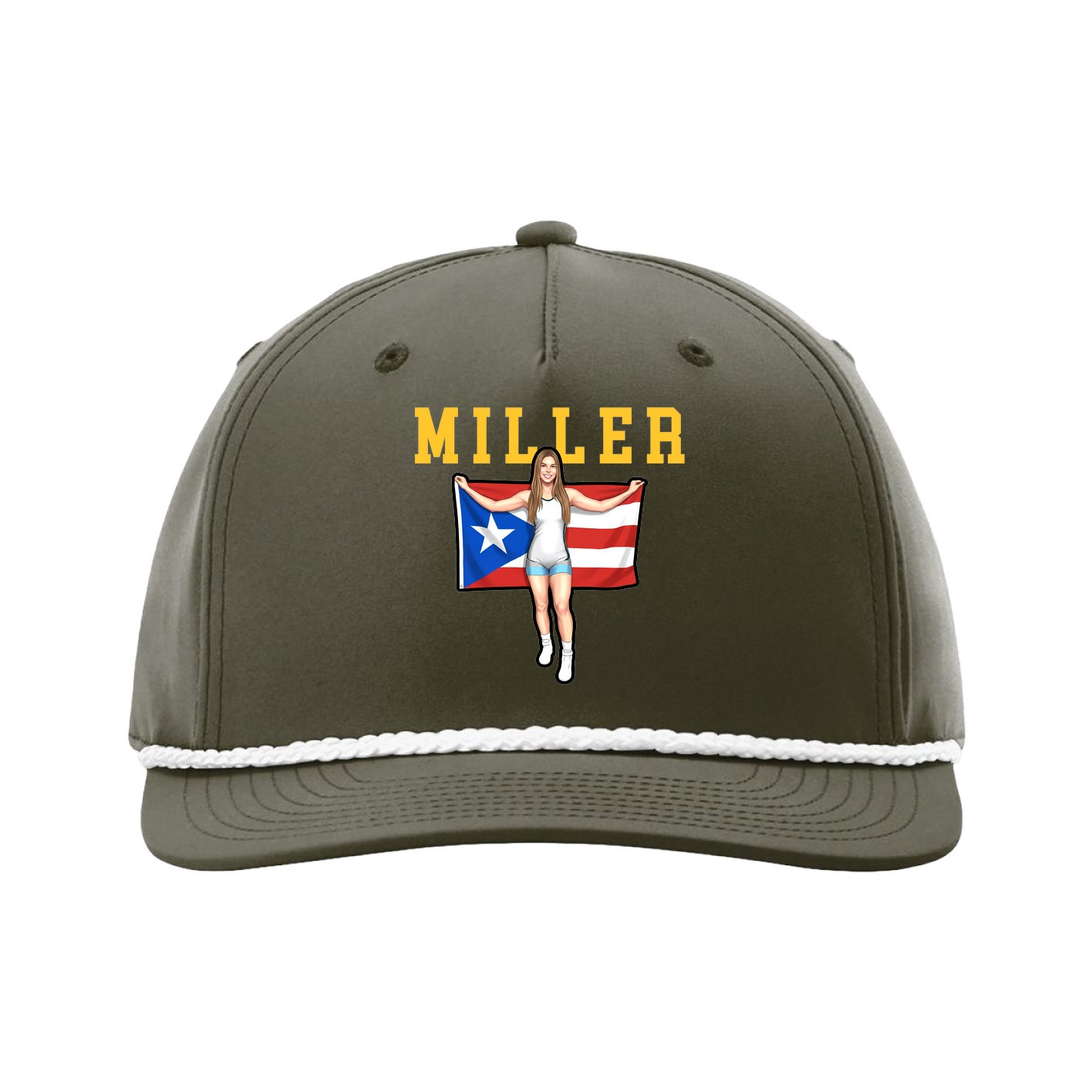 Five-Panel Classic Rope Cap — Shirsey in Green