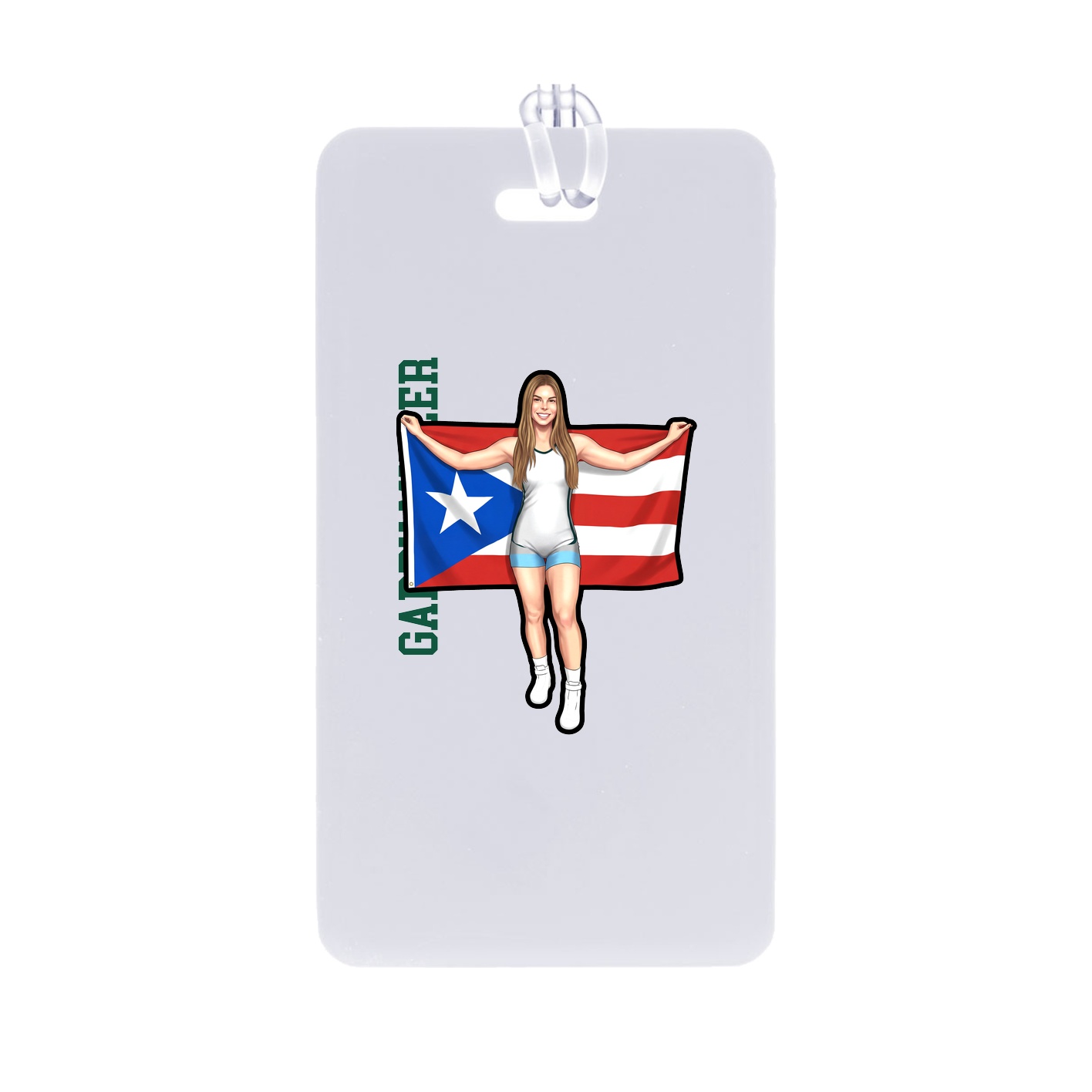 Bag Tag — Name Vertical in Classic