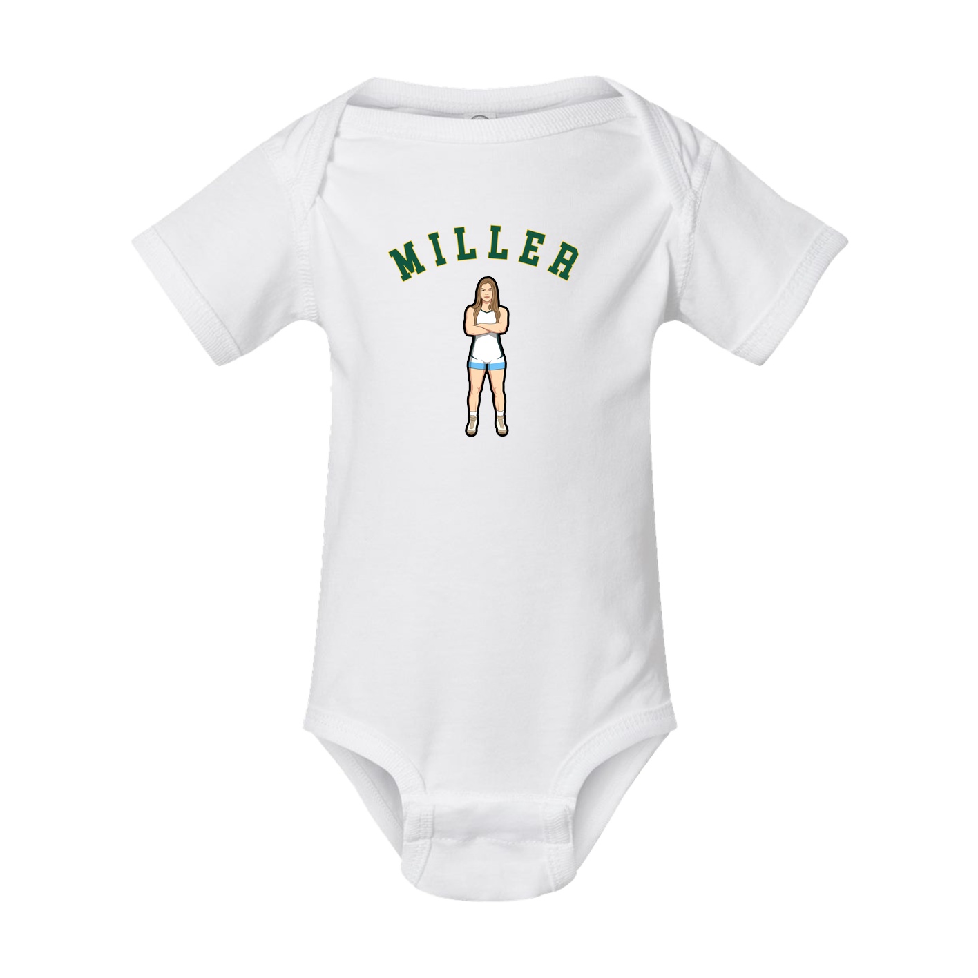 Baby Onesie — Shirsey Arch in White
