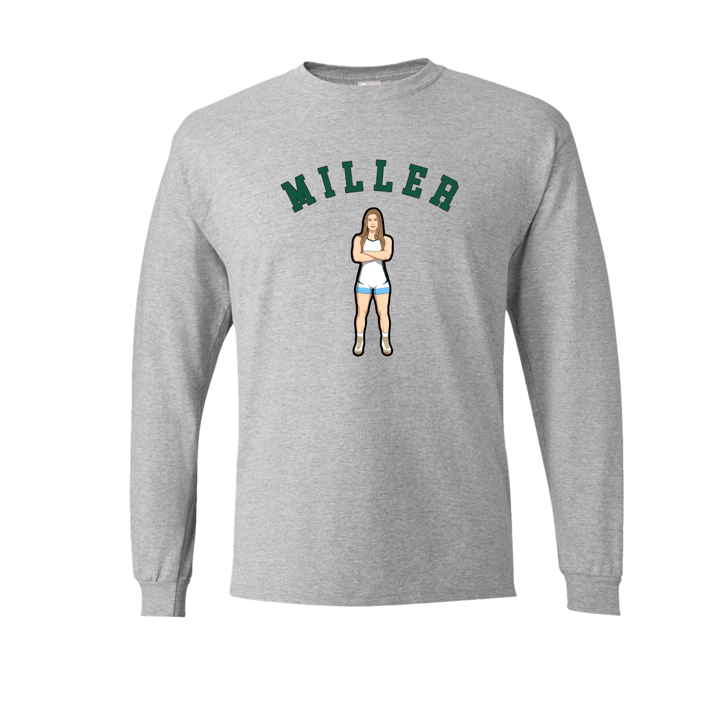 Long Sleeve Tee — Shirsey Arch in Grey