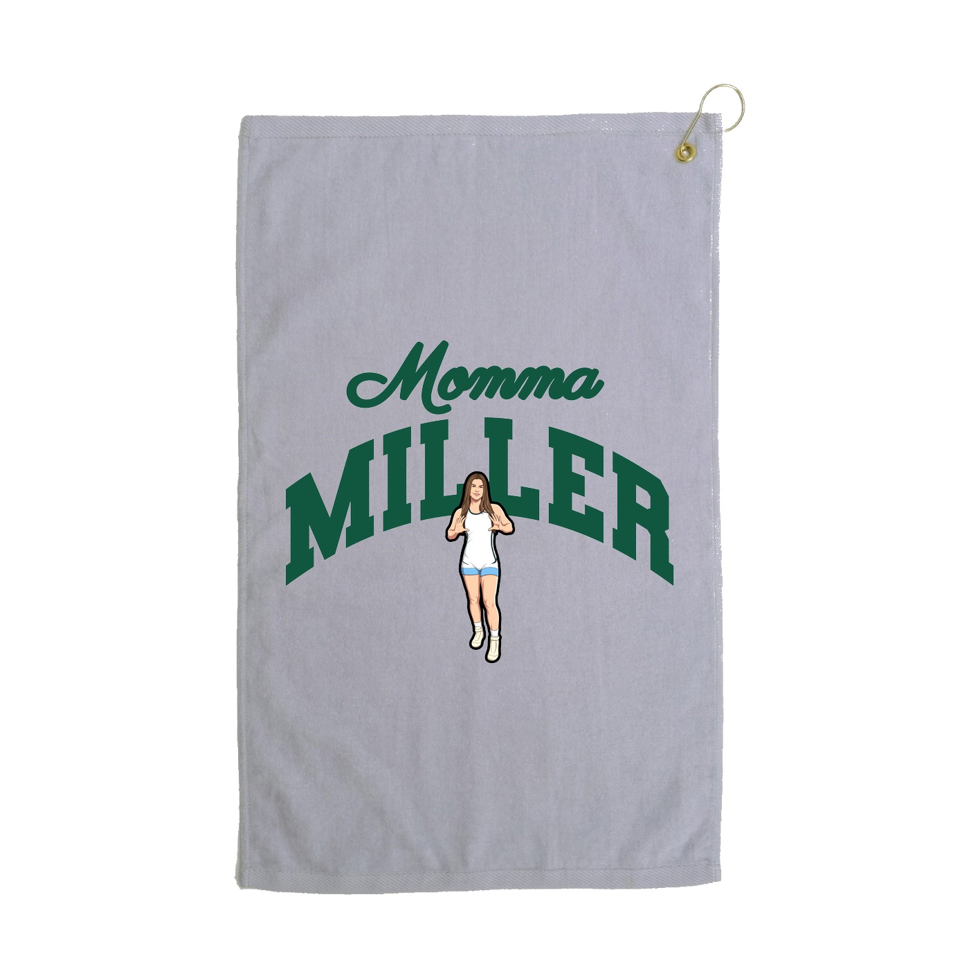 Golf Towel — Mothers Day Arch in Grey