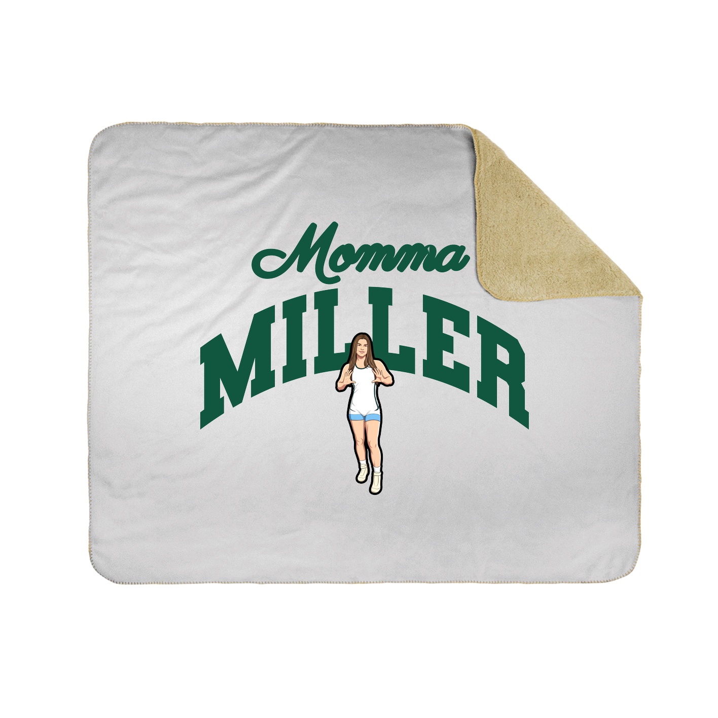 Throw Blanket — Mothers Day Arch in White