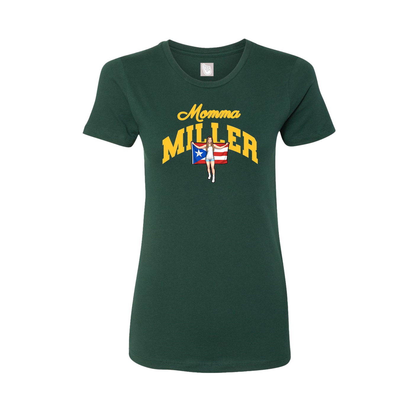 Womens Tee — Mothers Day Arch in Green