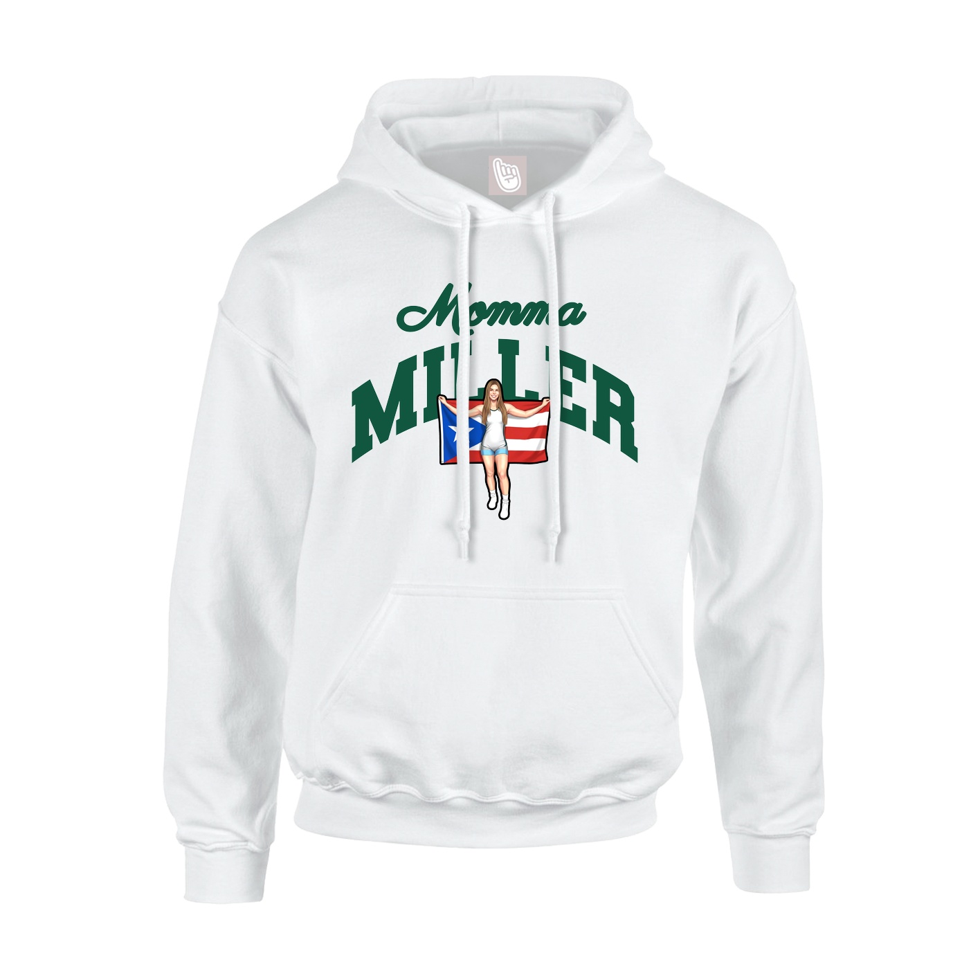 Hoodie — Mothers Day Arch in White