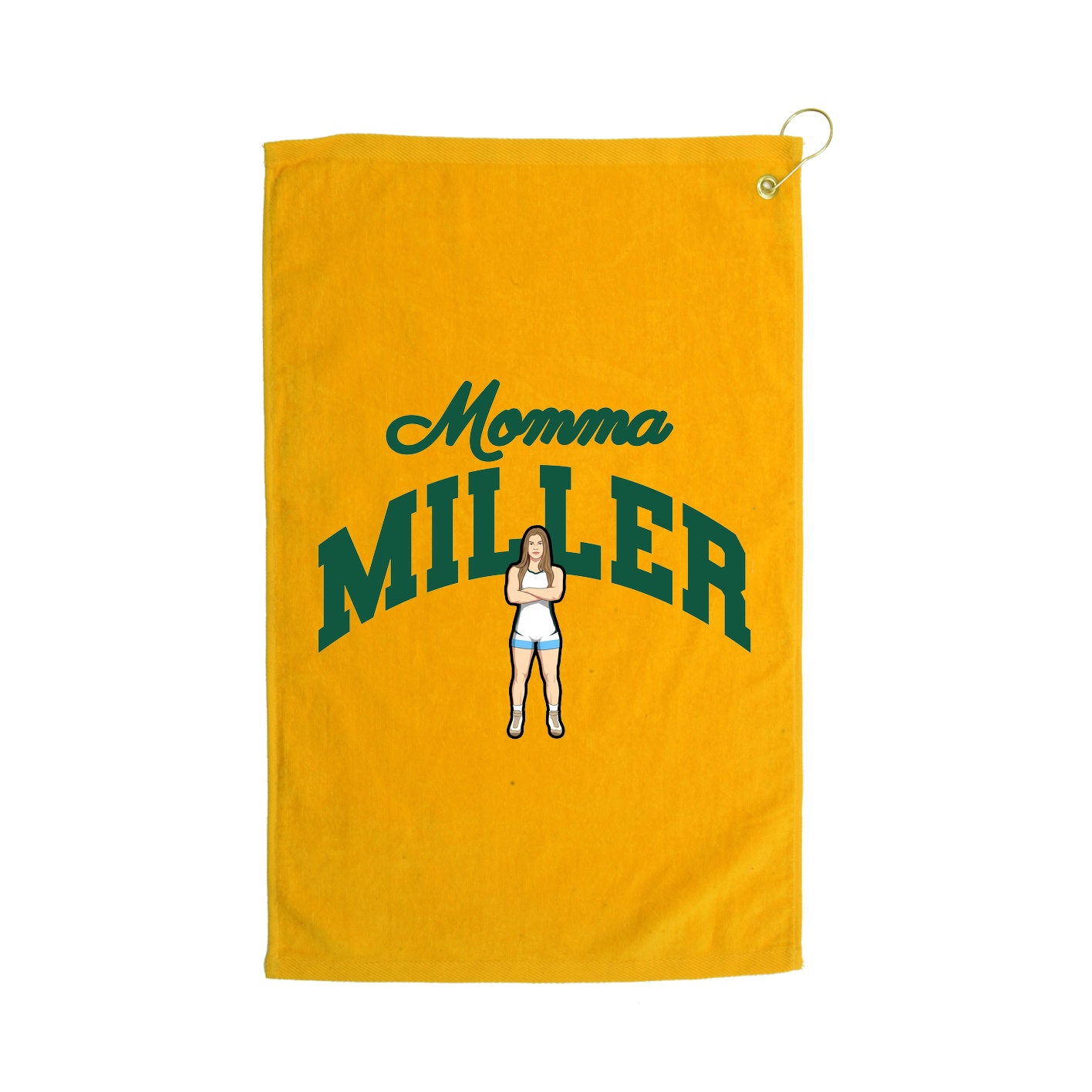 Golf Towel — Mothers Day Arch in Gold