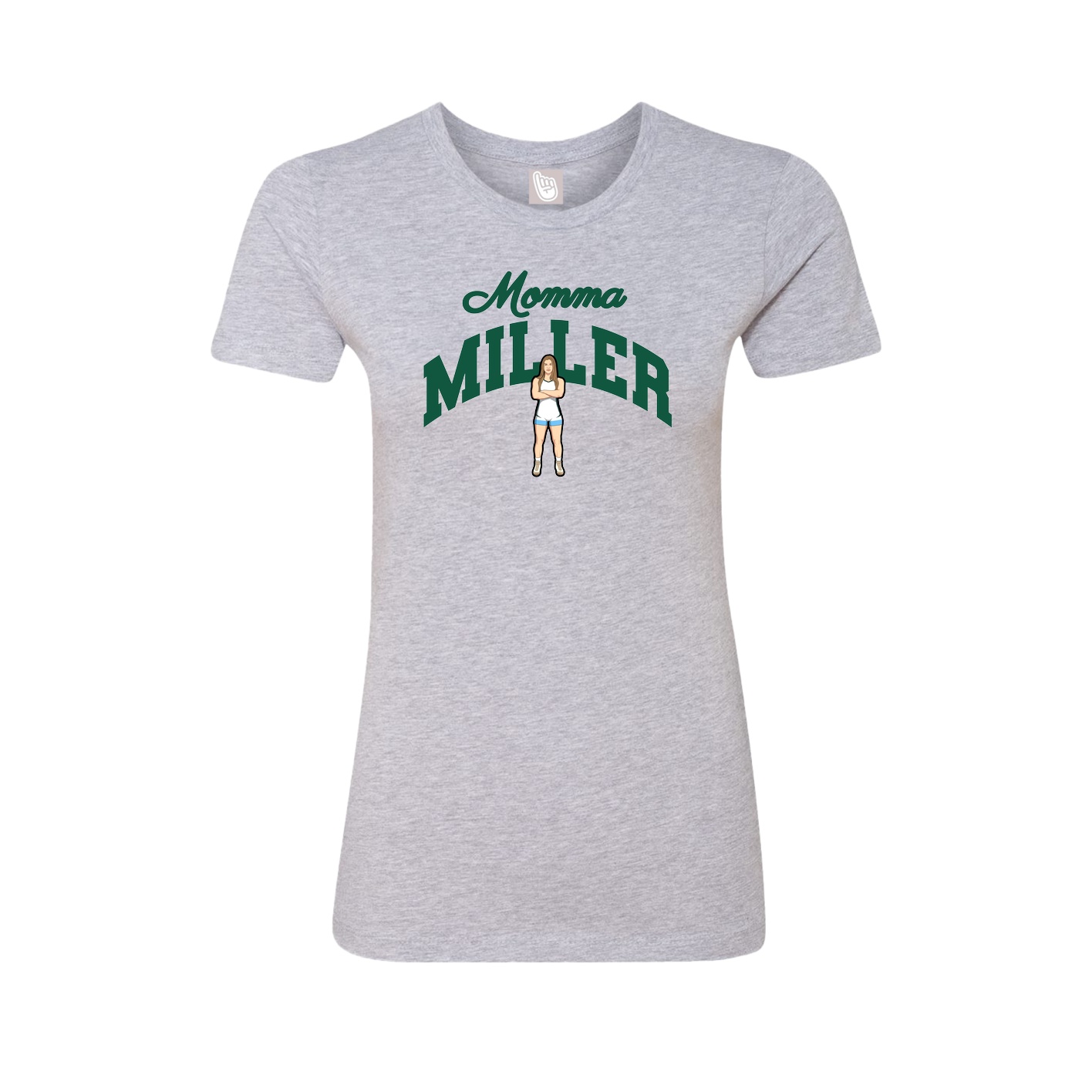 Womens Tee — Mothers Day Arch in Grey