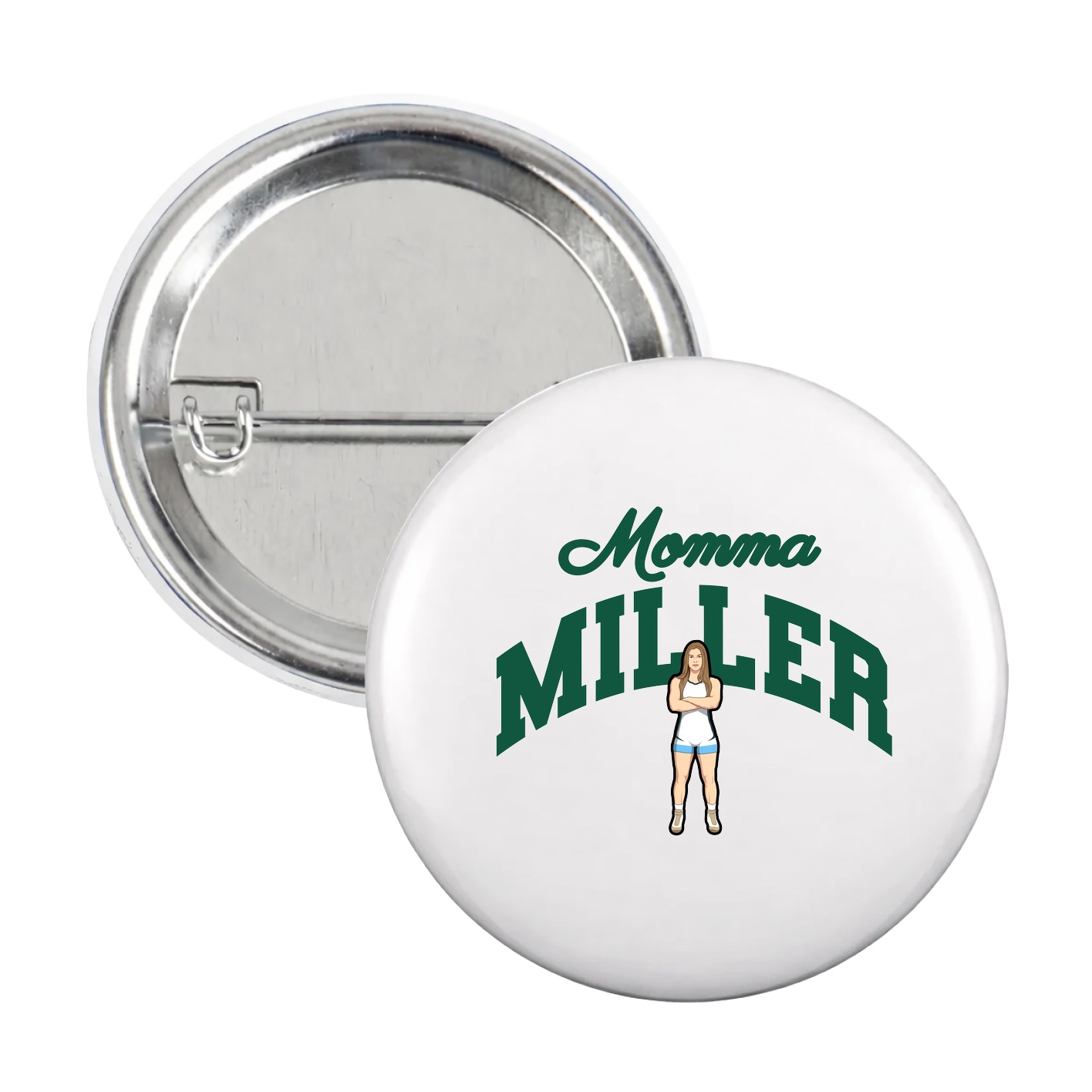 Game Day Button — Mothers Day Arch in White