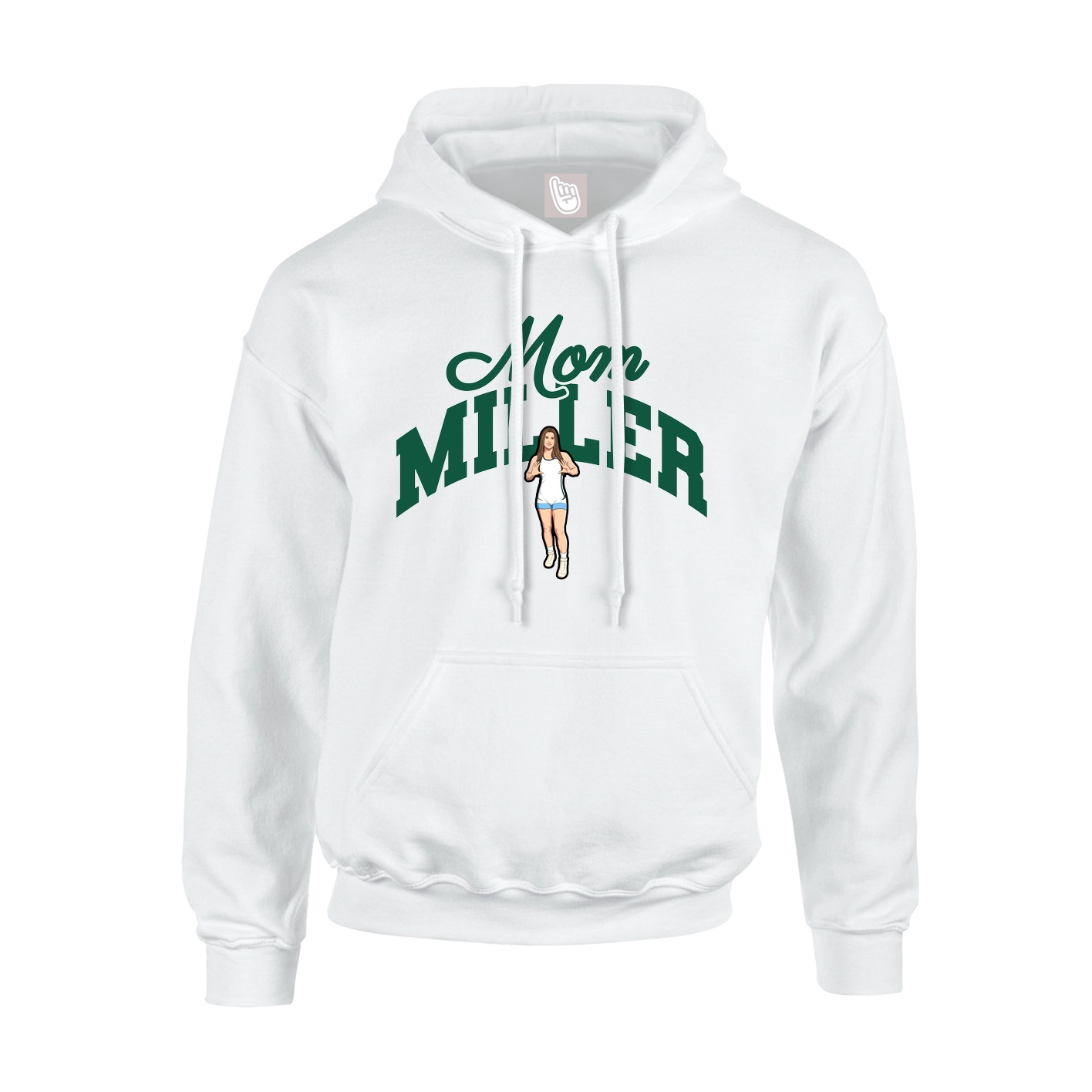 Hoodie — Mothers Day Arch in White