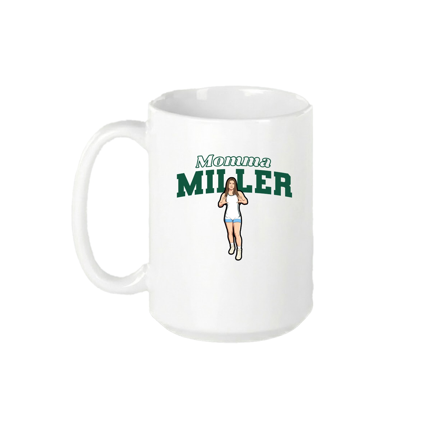 15oz Coffee Mug — Mothers Day Block in White
