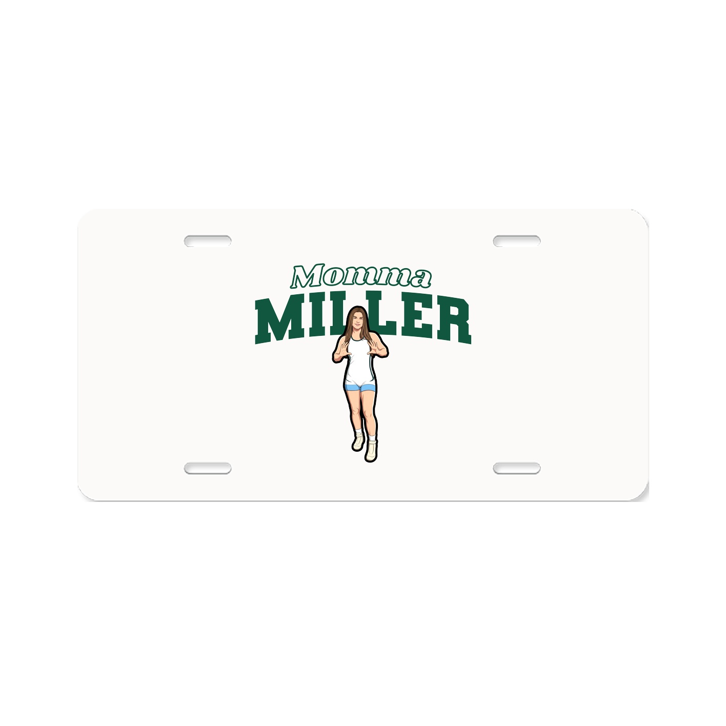 License Plate — Mothers Day Block in Classic