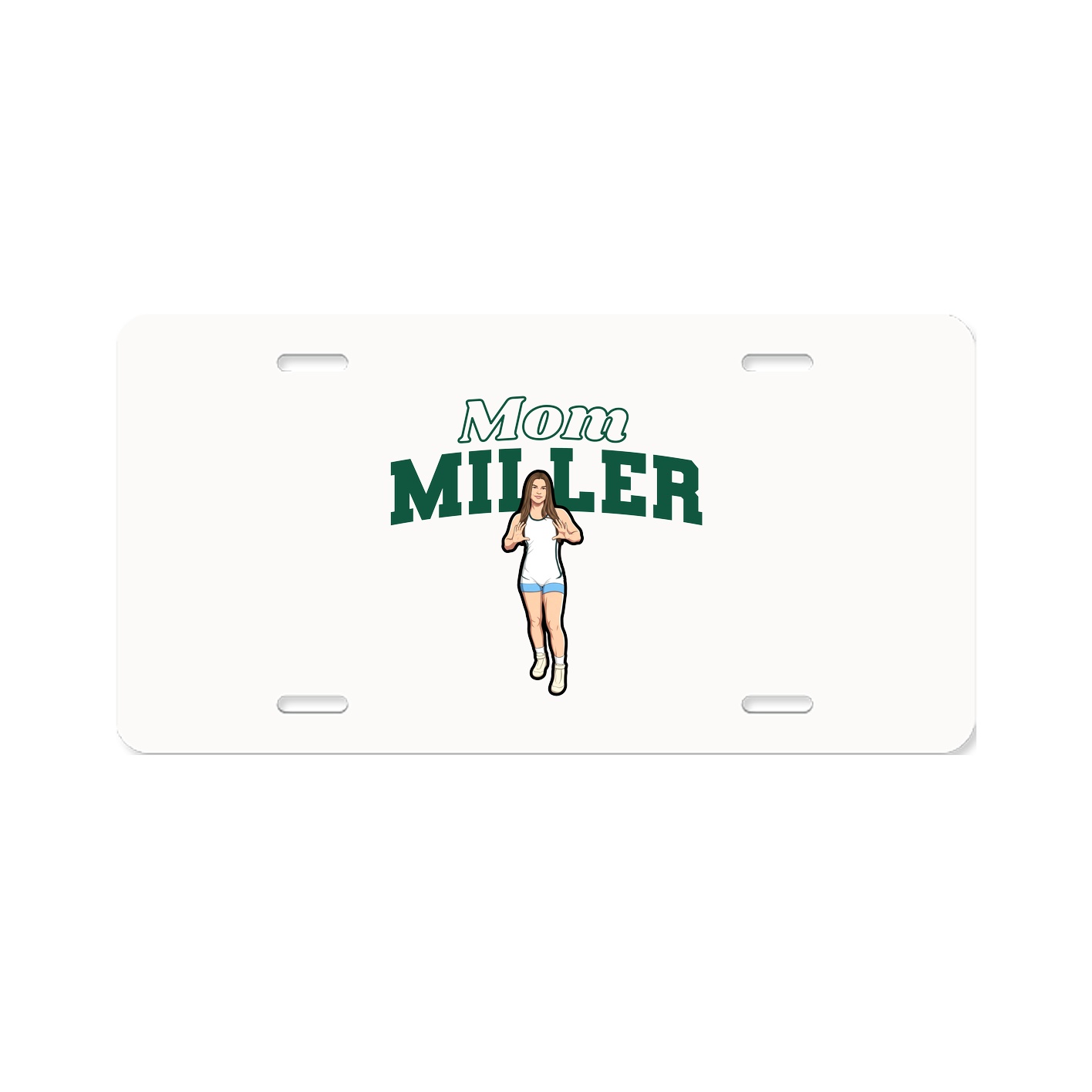 License Plate — Mothers Day Block in Classic