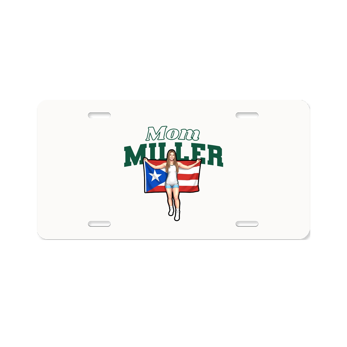 License Plate — Mothers Day Block in Classic