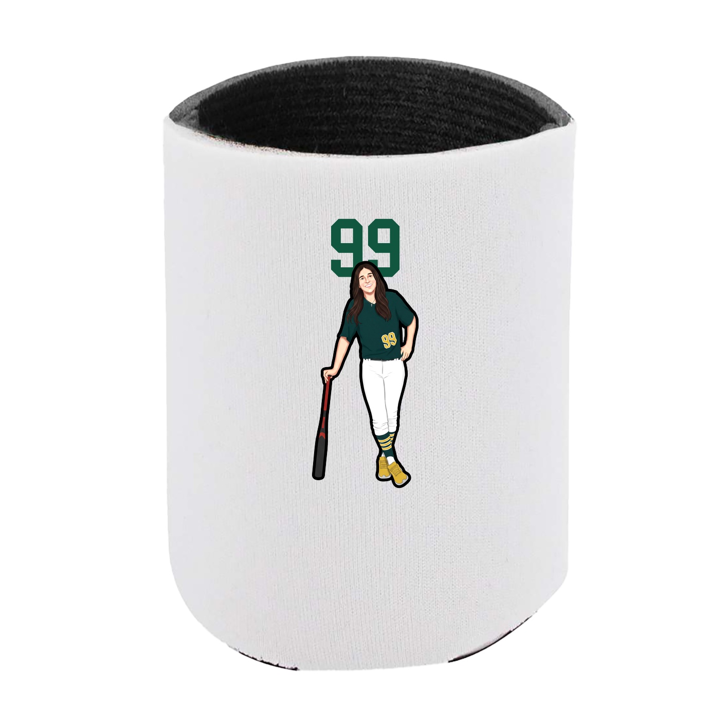 Can Holder — Number Top in White
