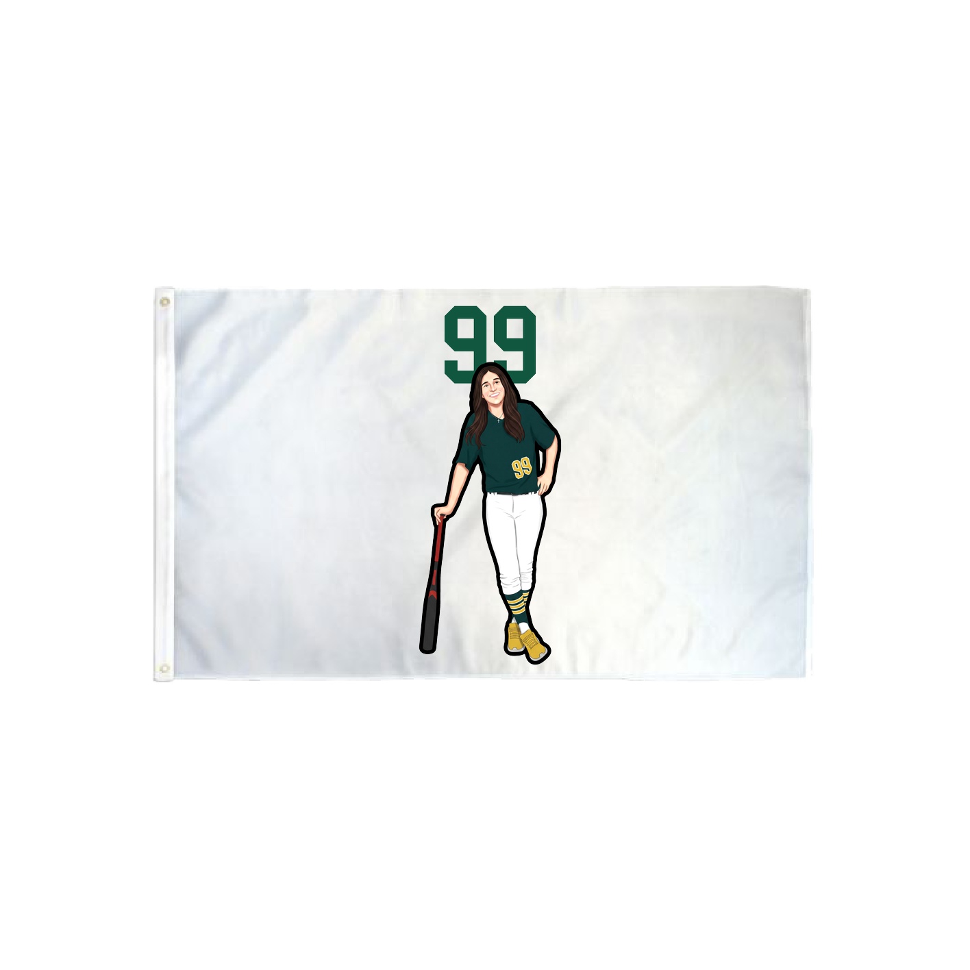 3x5 Flag — Number Top in Classic