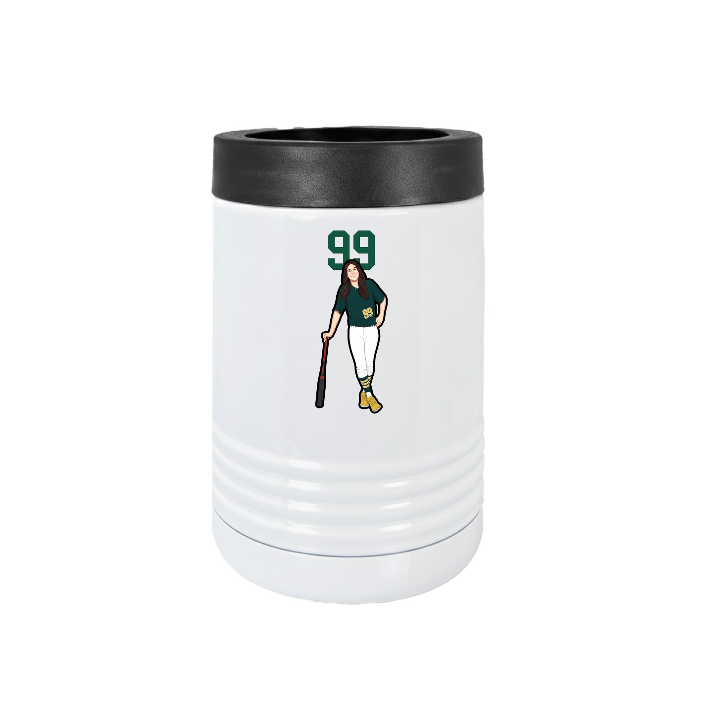 Beverage Holder — Number Top in White