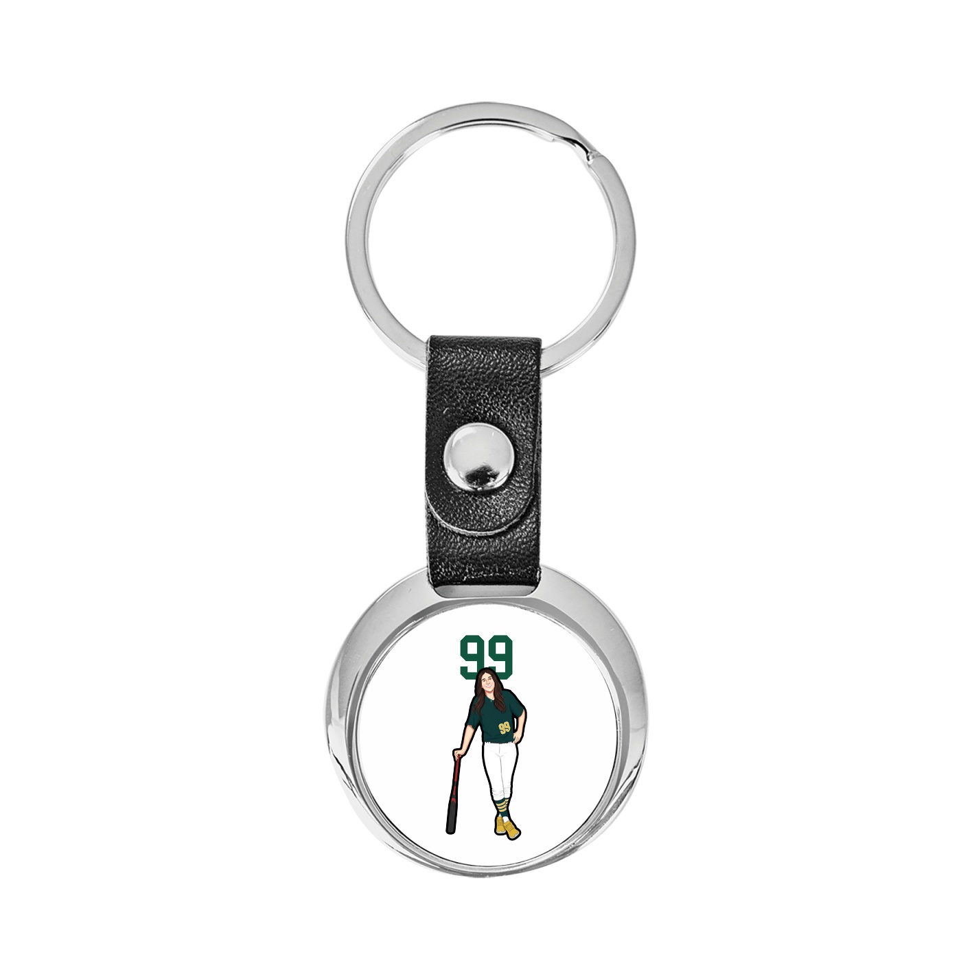 Key Chain — Number Top in Classic