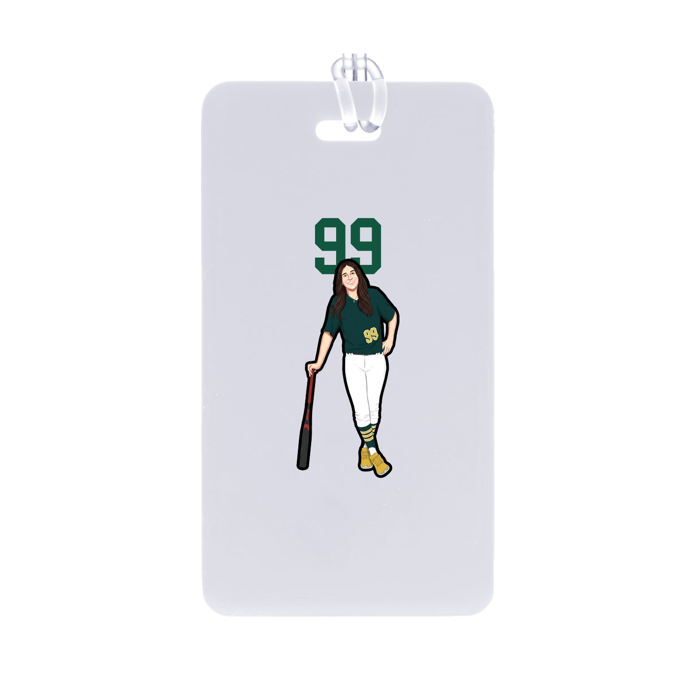 Bag Tag — Number Top in Classic