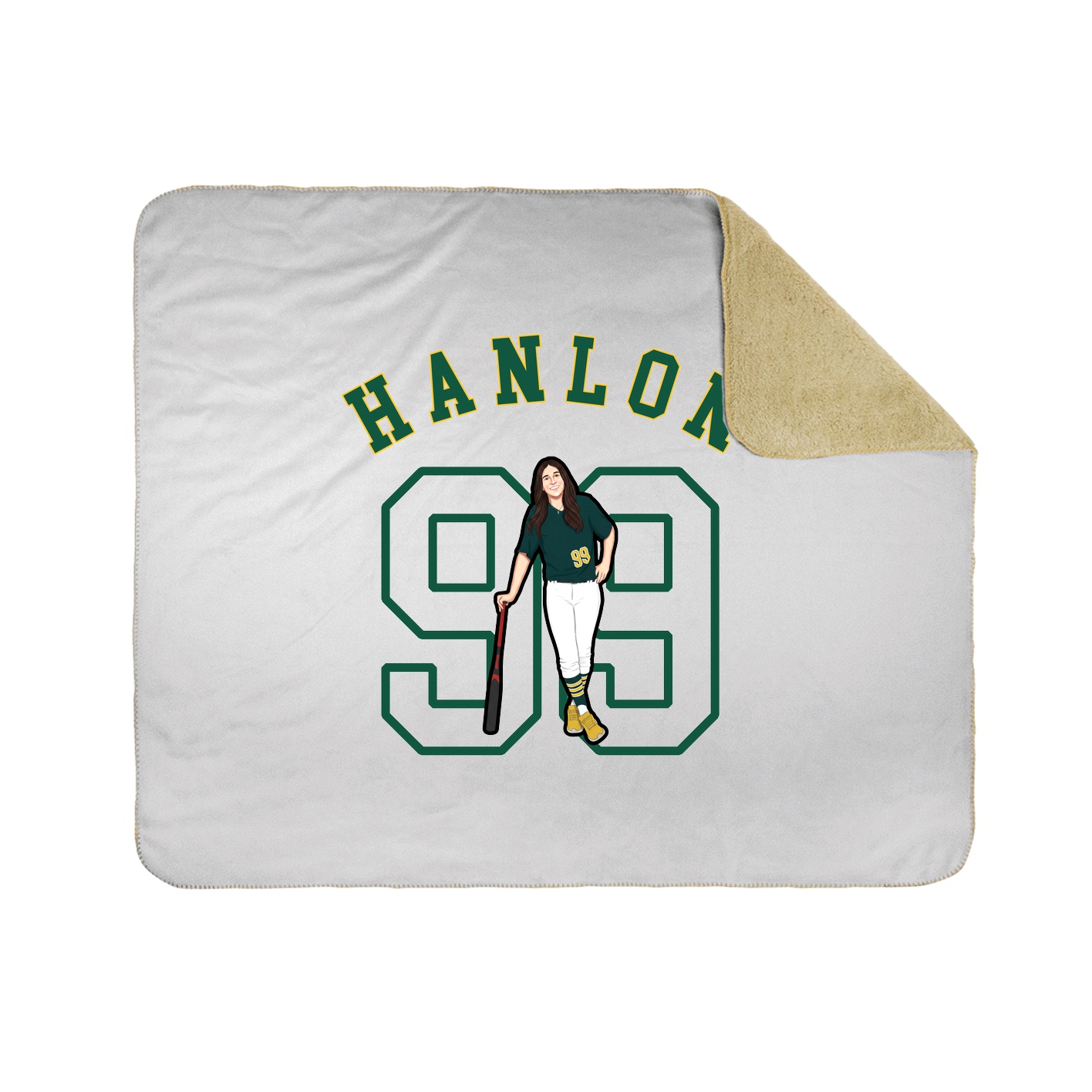 Throw Blanket — Shirsey Arch in White