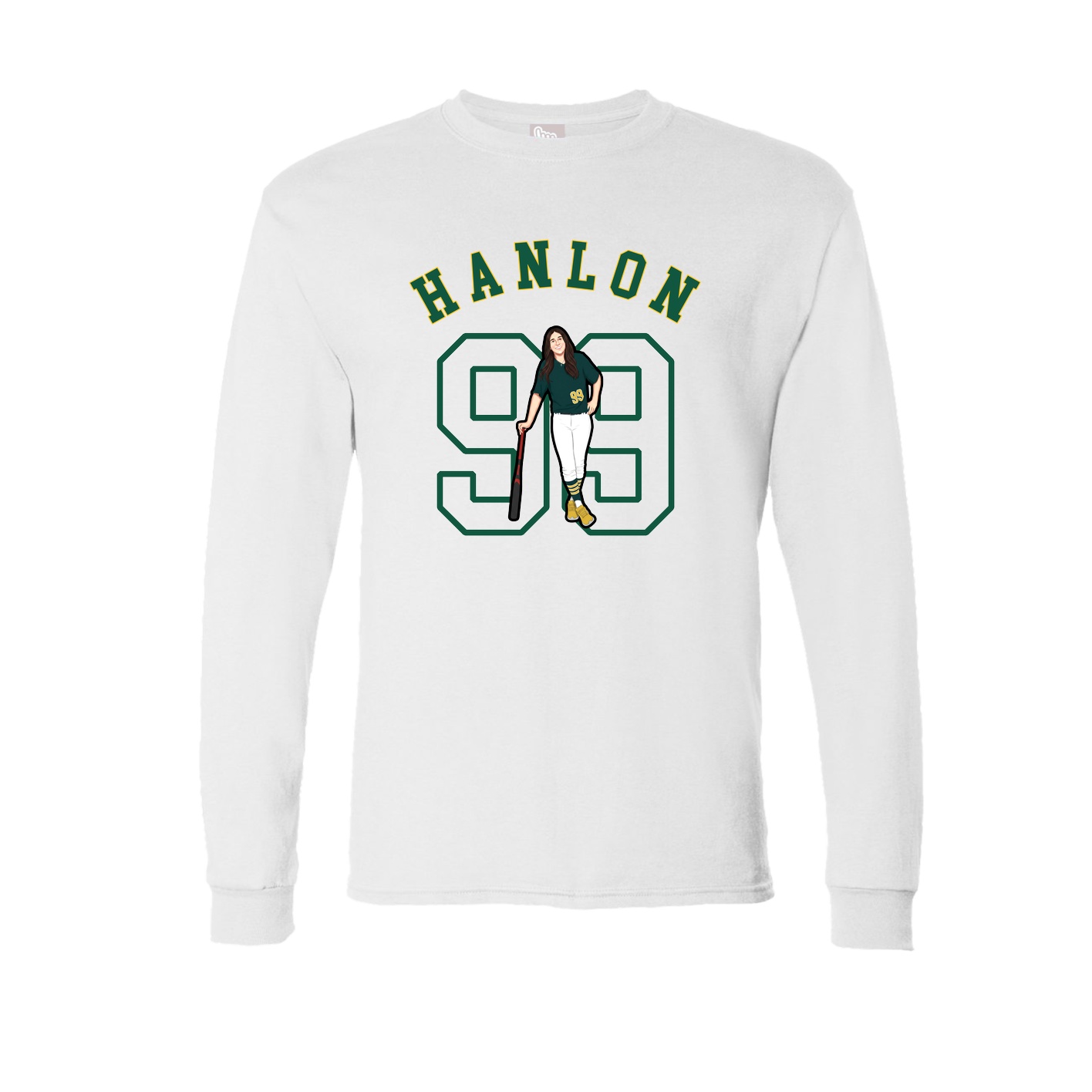 Long Sleeve Tee — Shirsey Arch in White