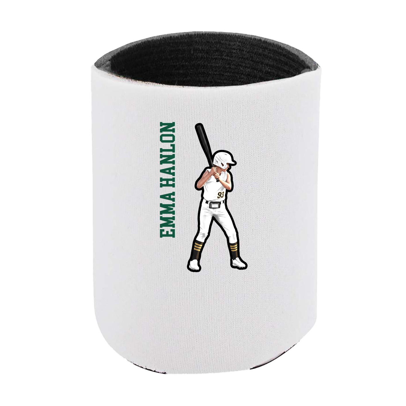Can Holder — Name Vertical in White