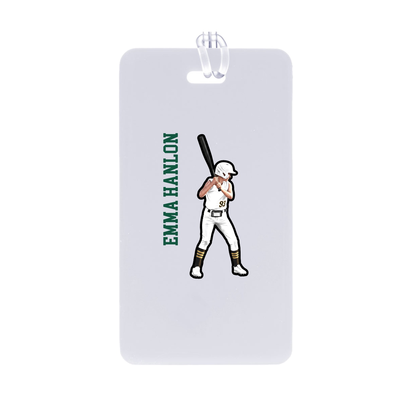 Bag Tag — Name Vertical in Classic