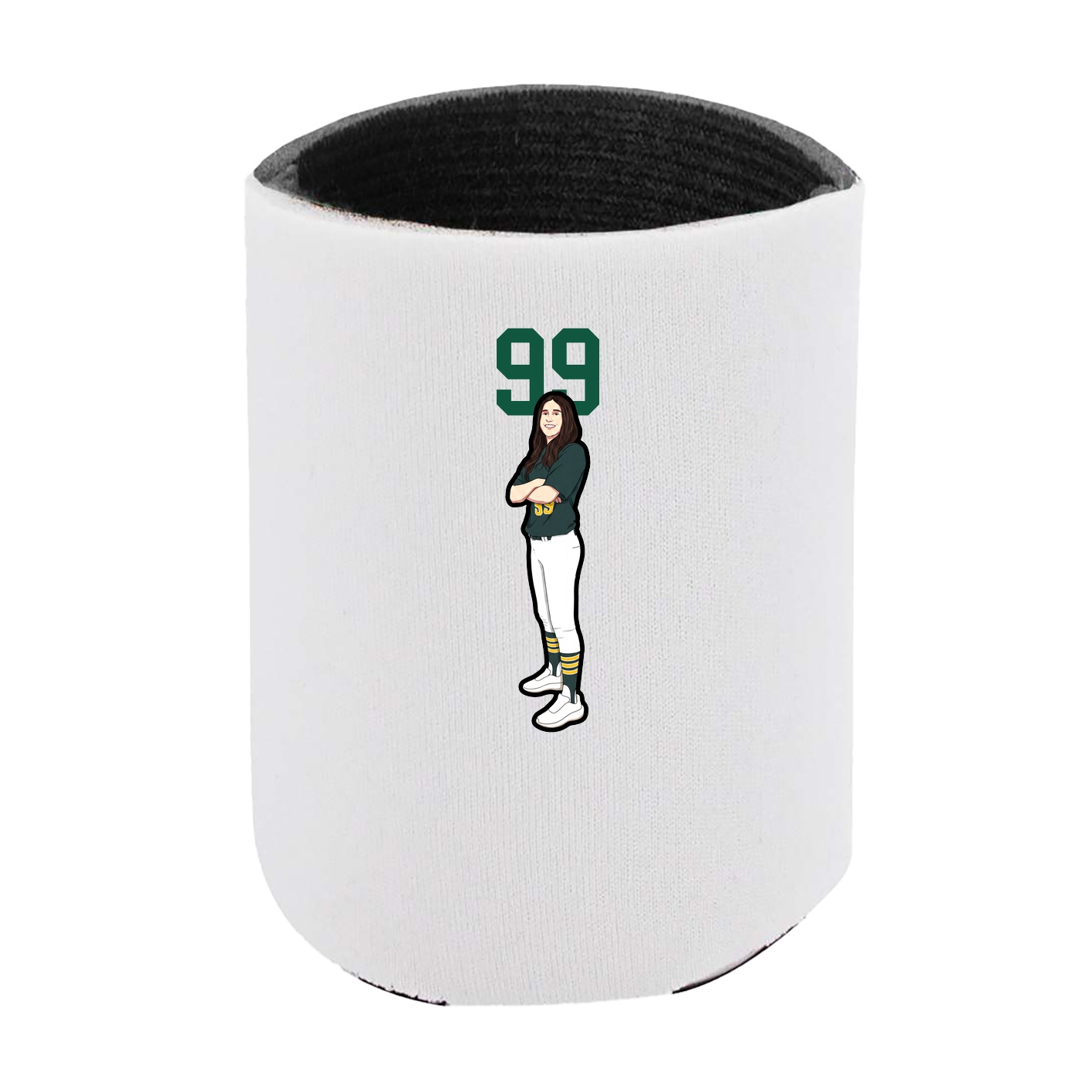 Can Holder — Number Top in White