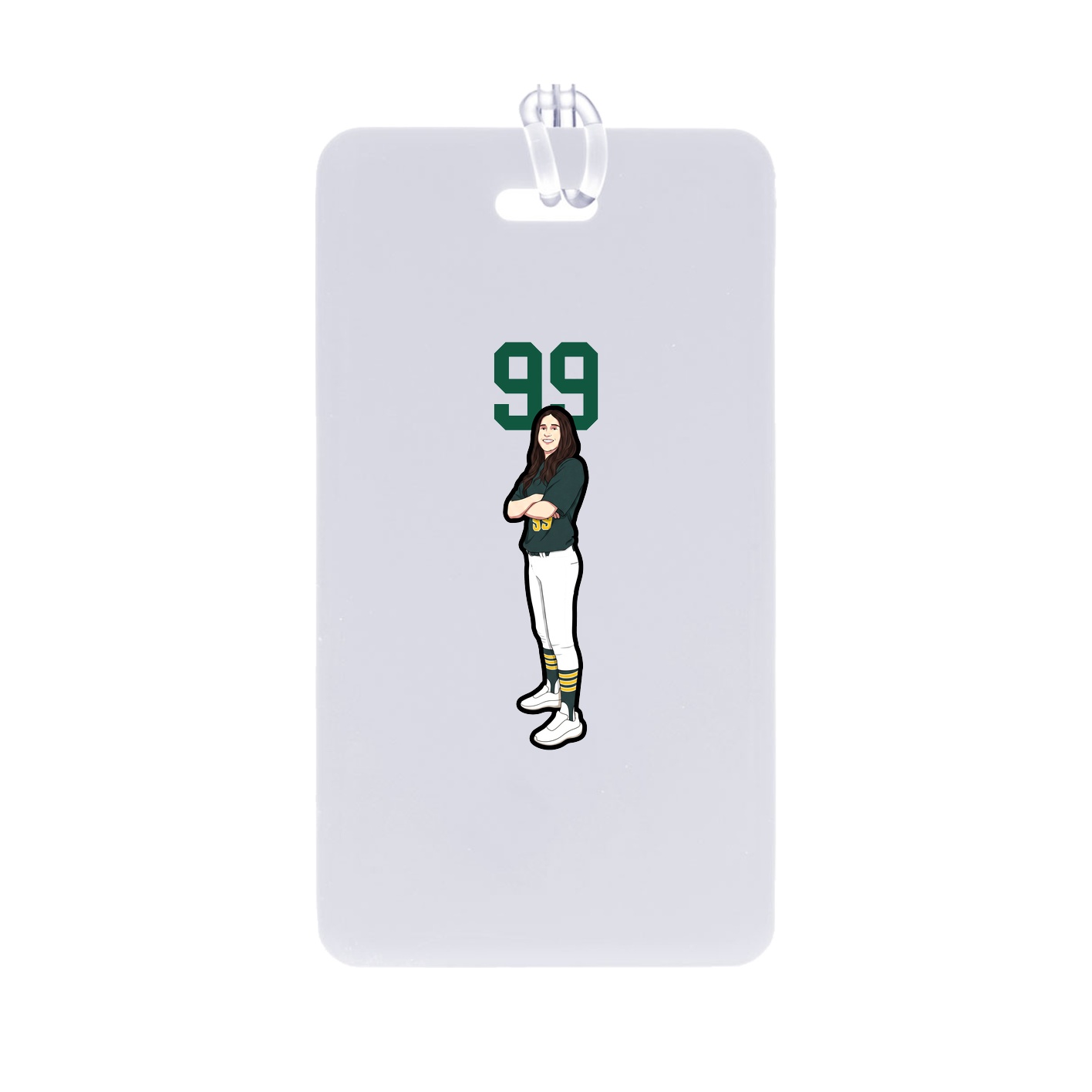 Bag Tag — Number Top in Classic