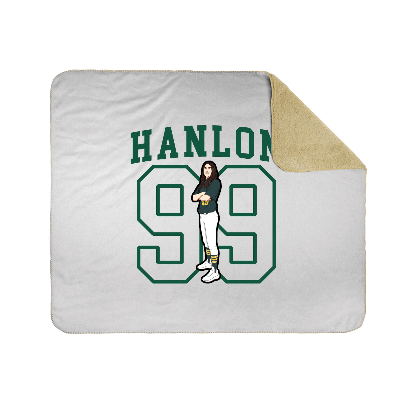 50x60 Sherpa Lined Throw Blanket