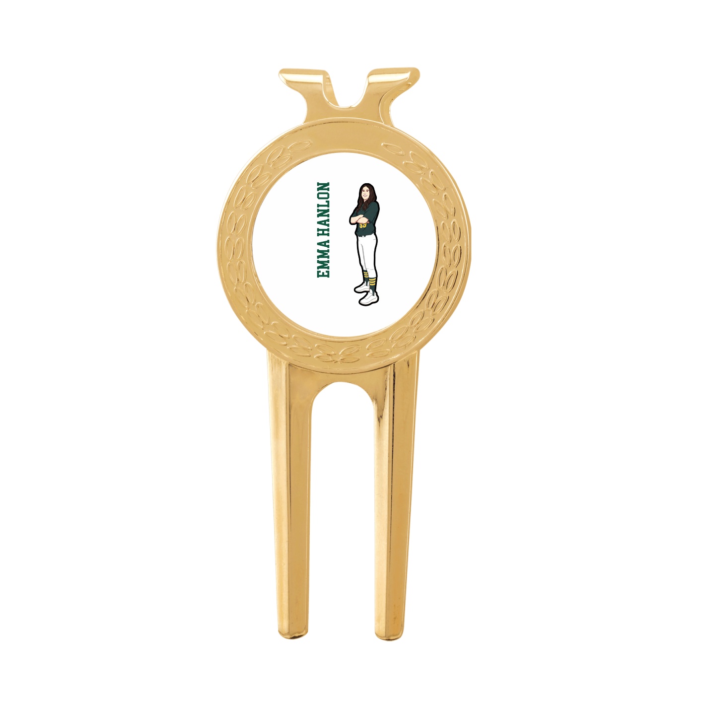 Divot Tool with Ball Marker — Name Vertical in Classic