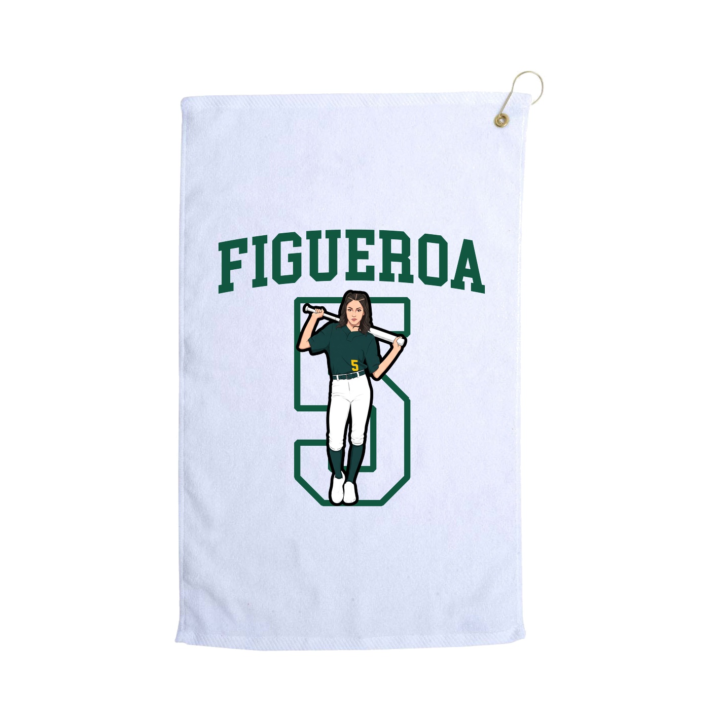 Golf Towel — Shirsey in White