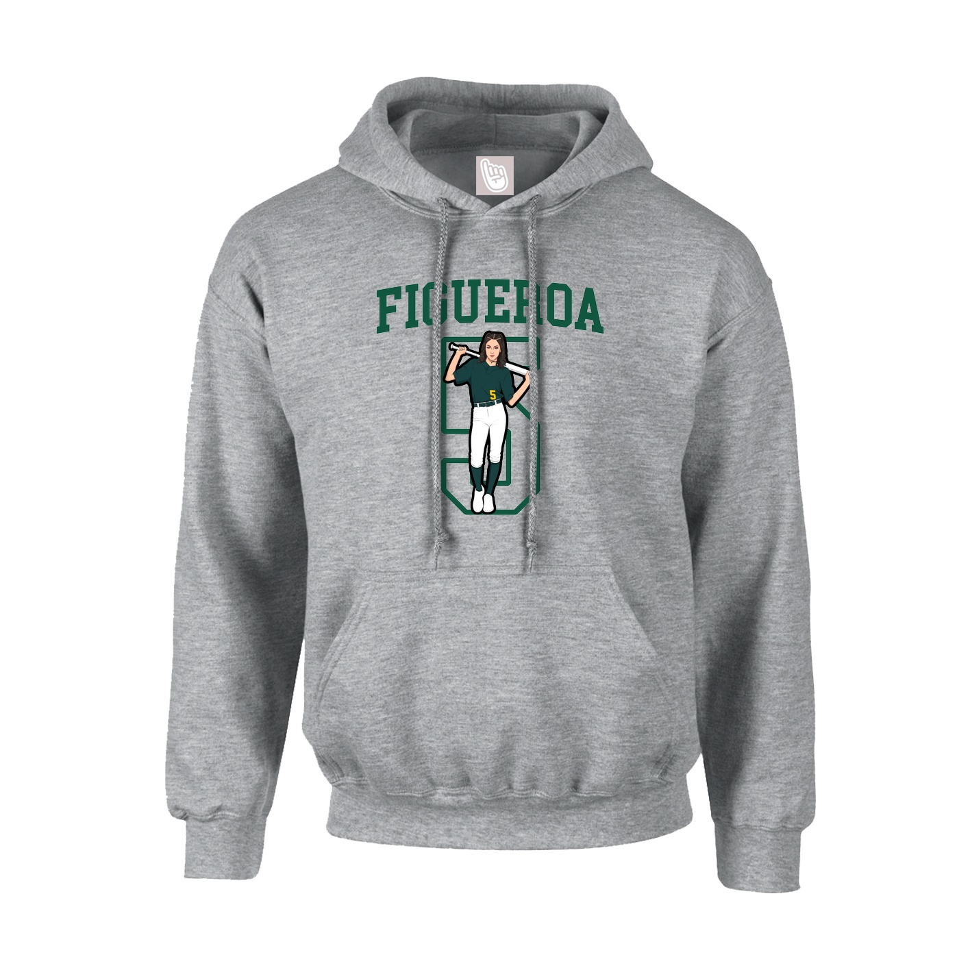 Hoodie — Shirsey in Grey
