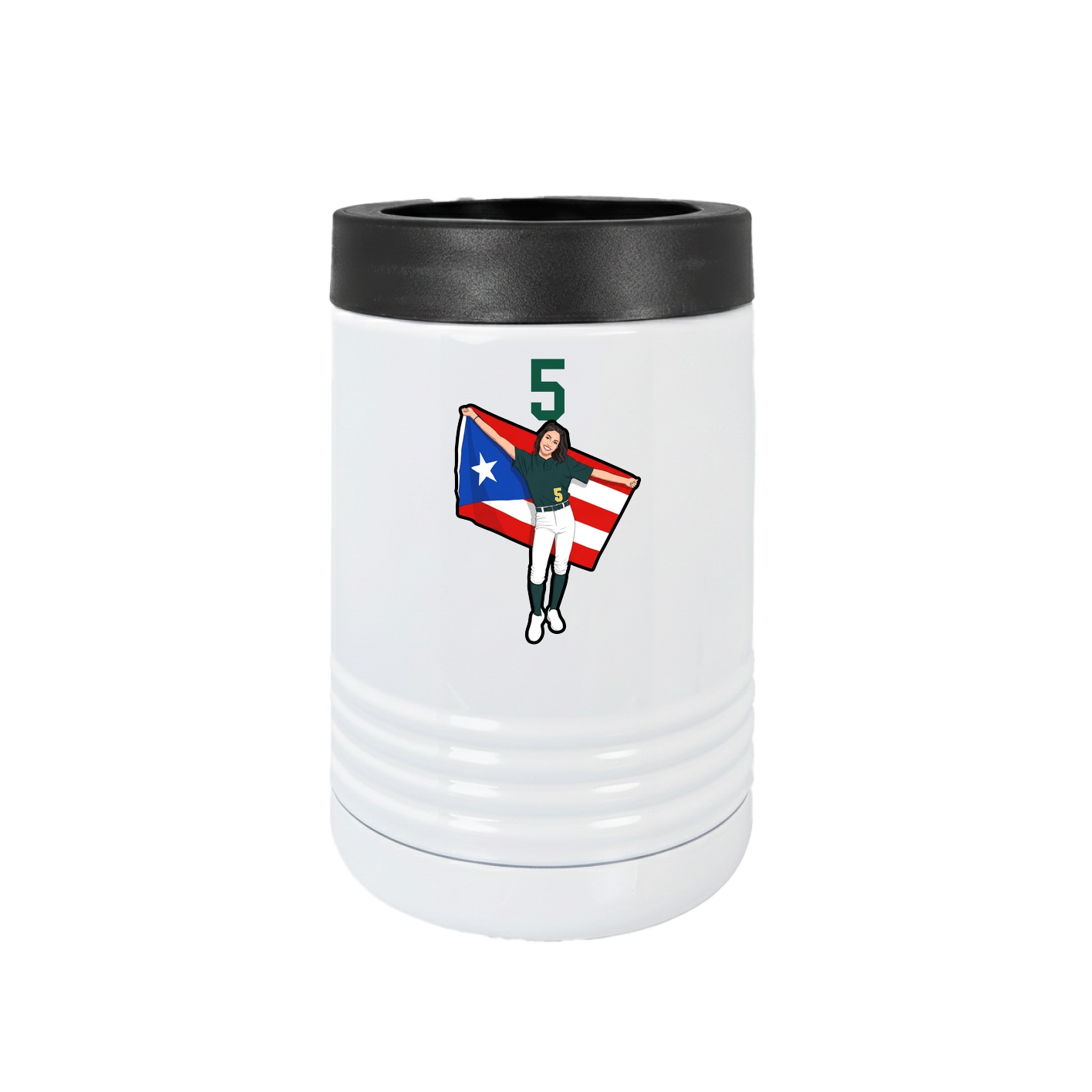 Beverage Holder — Number Top in White
