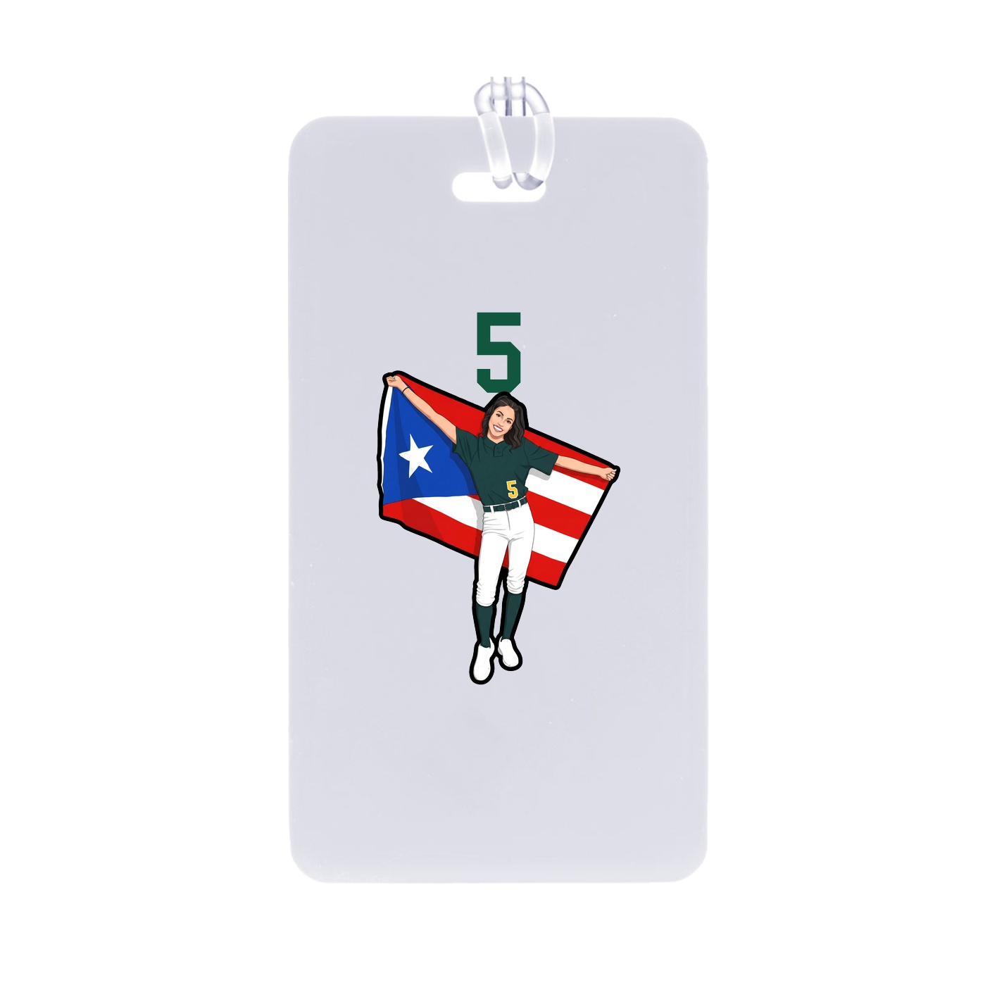 Bag Tag — Number Top in Classic