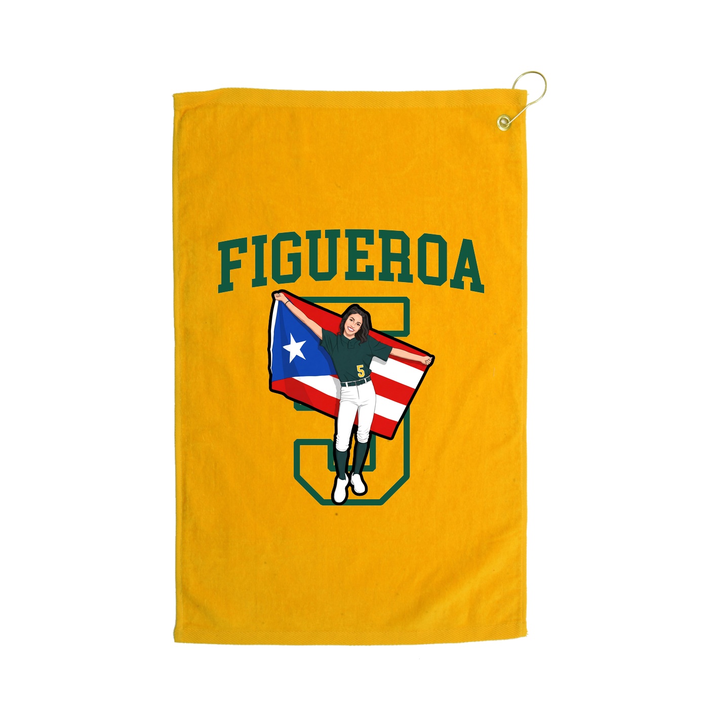 Golf Towel — Shirsey in Gold