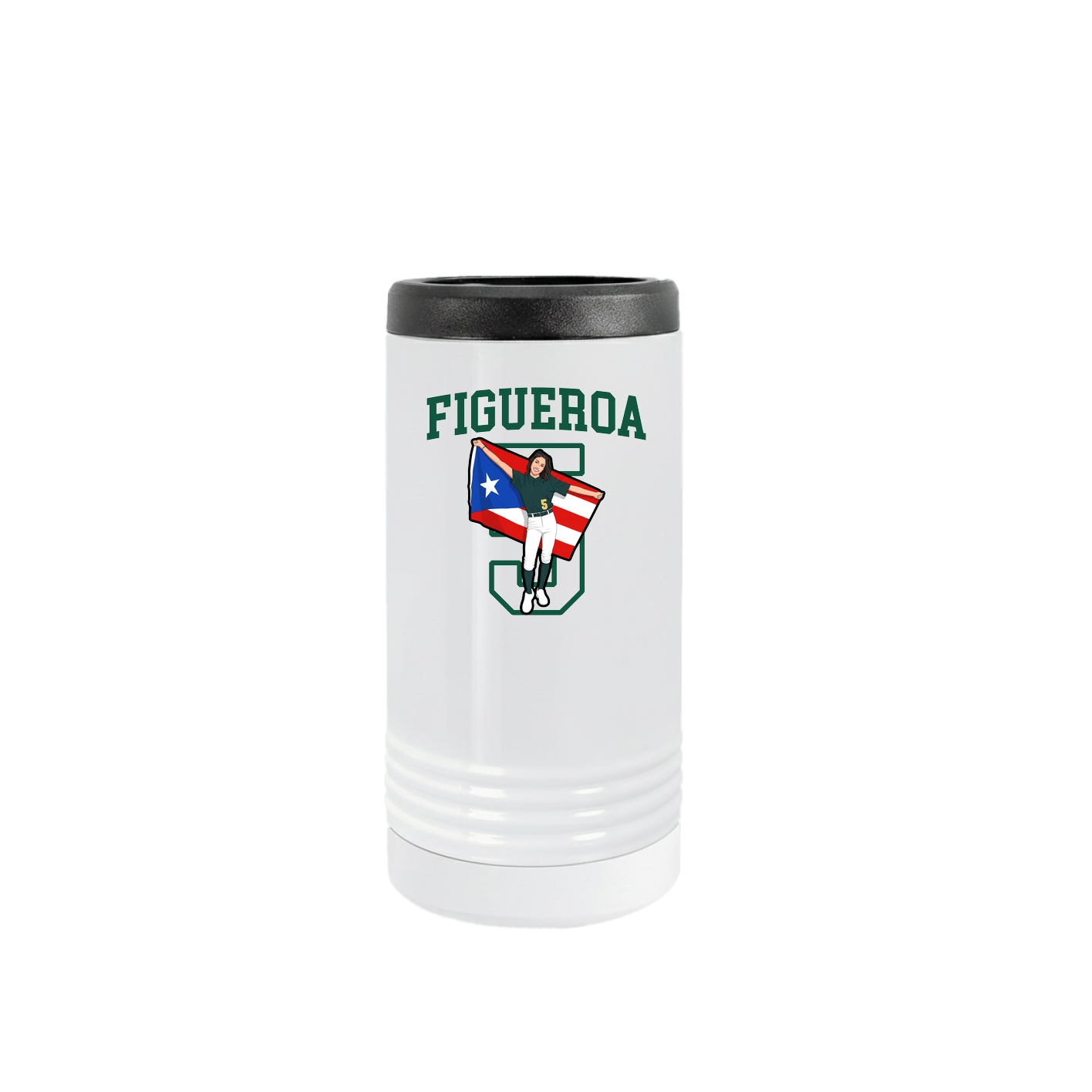 Slim Beverage Holder — Shirsey in White