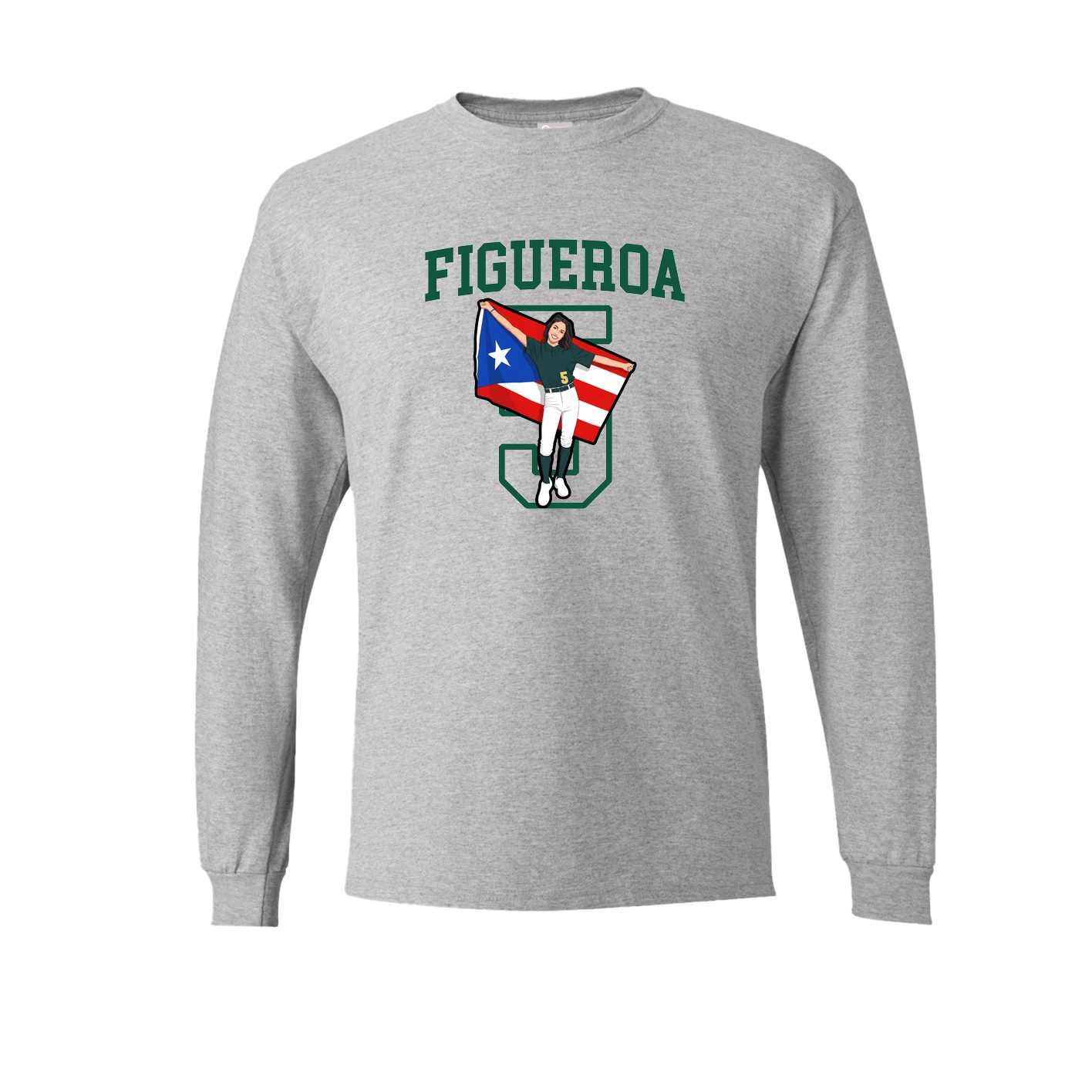 Long Sleeve Tee — Shirsey in Grey