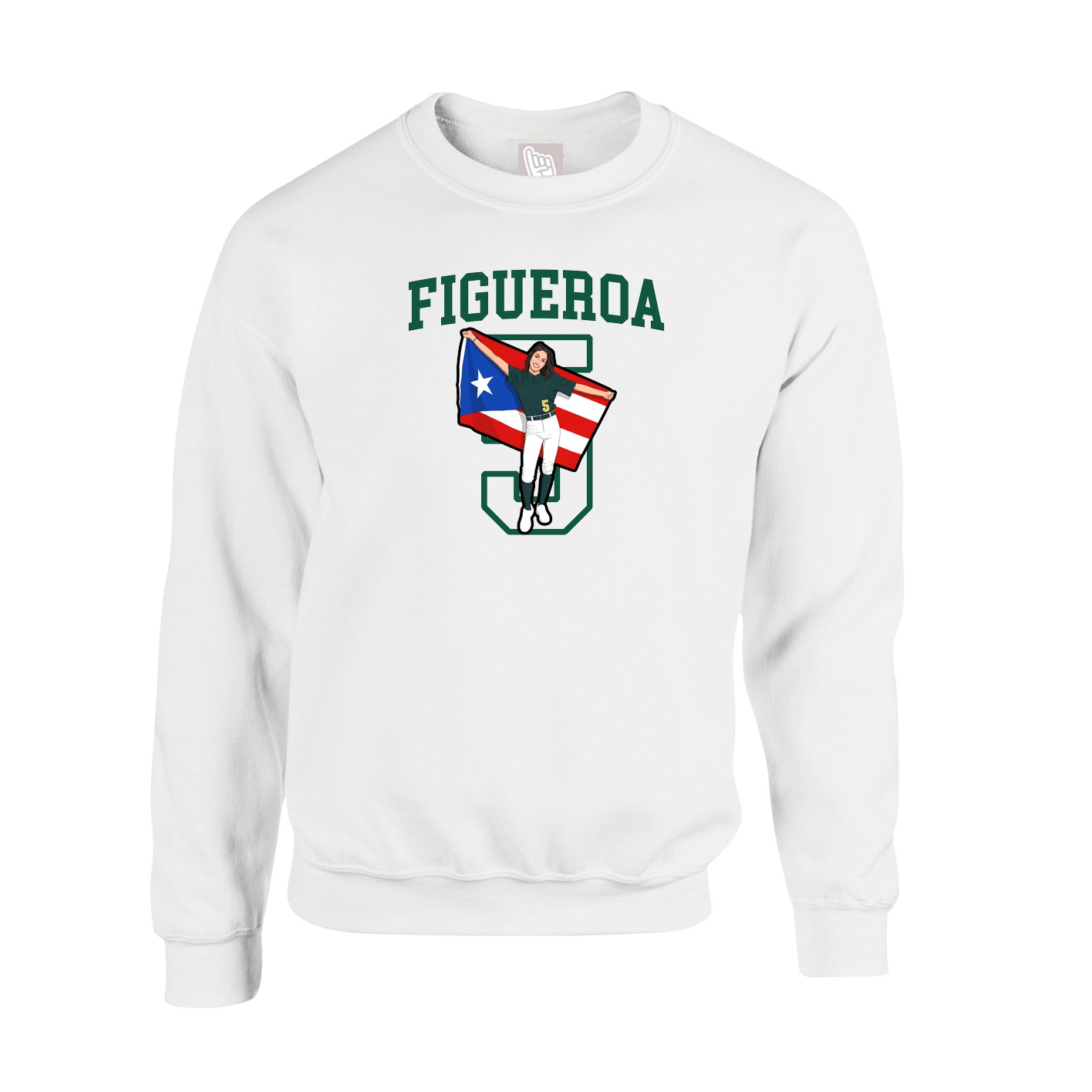 Fleece Crew — Shirsey in White