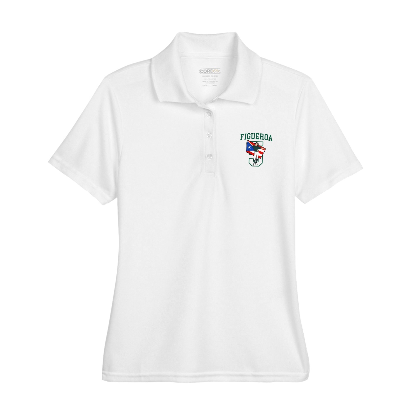 Womens Performance Polo — Shirsey in White