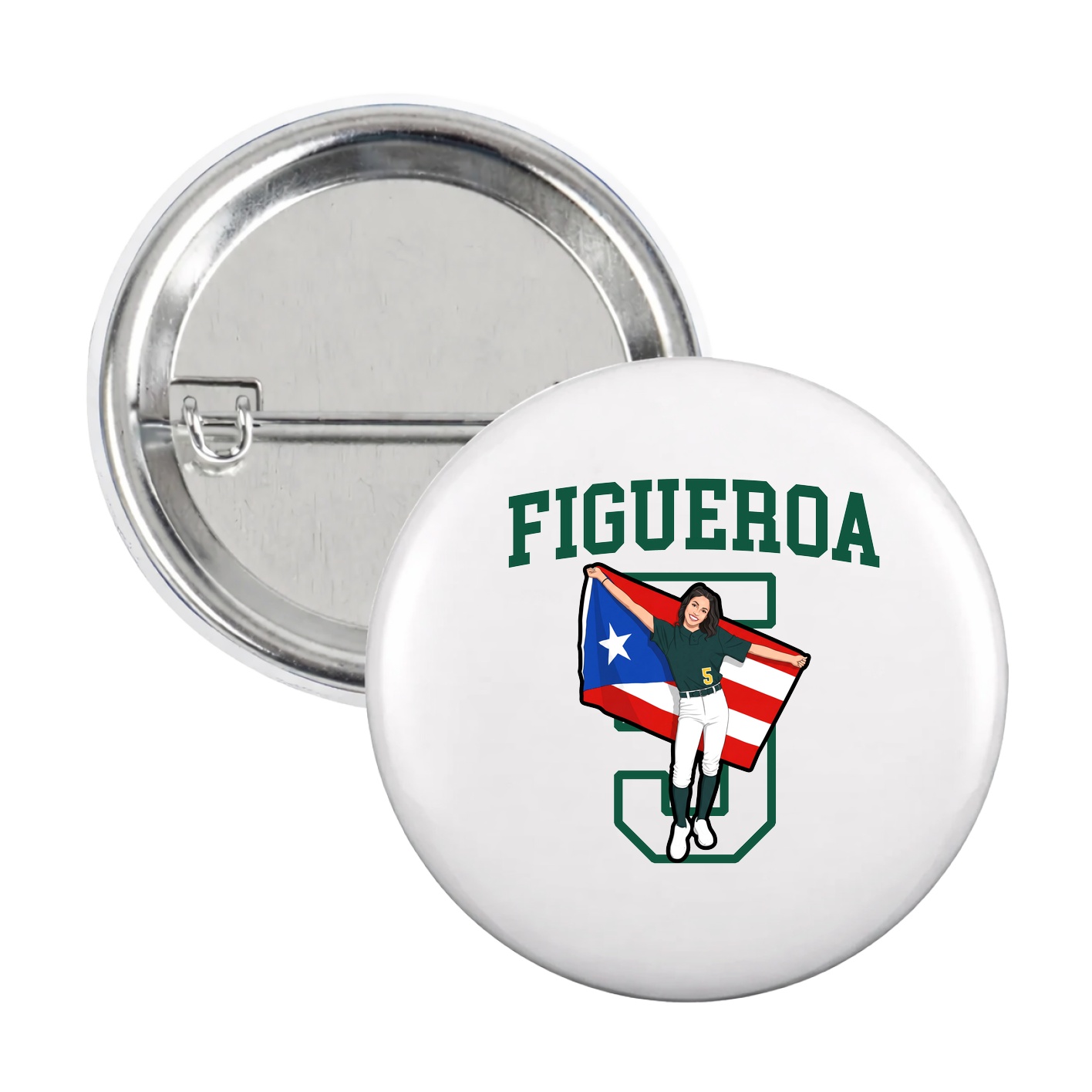Game Day Button — Shirsey in White