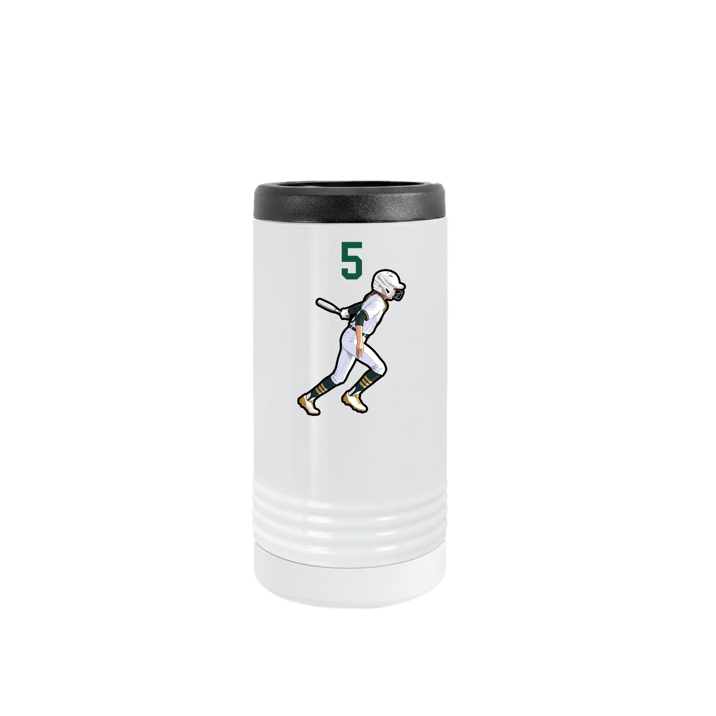 Slim Beverage Holder — Number Top in White